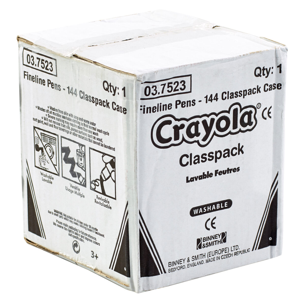 Crayola Art and Crafts Supertips Washable Markers Glitter Classpack 144 Assorted - Image 2