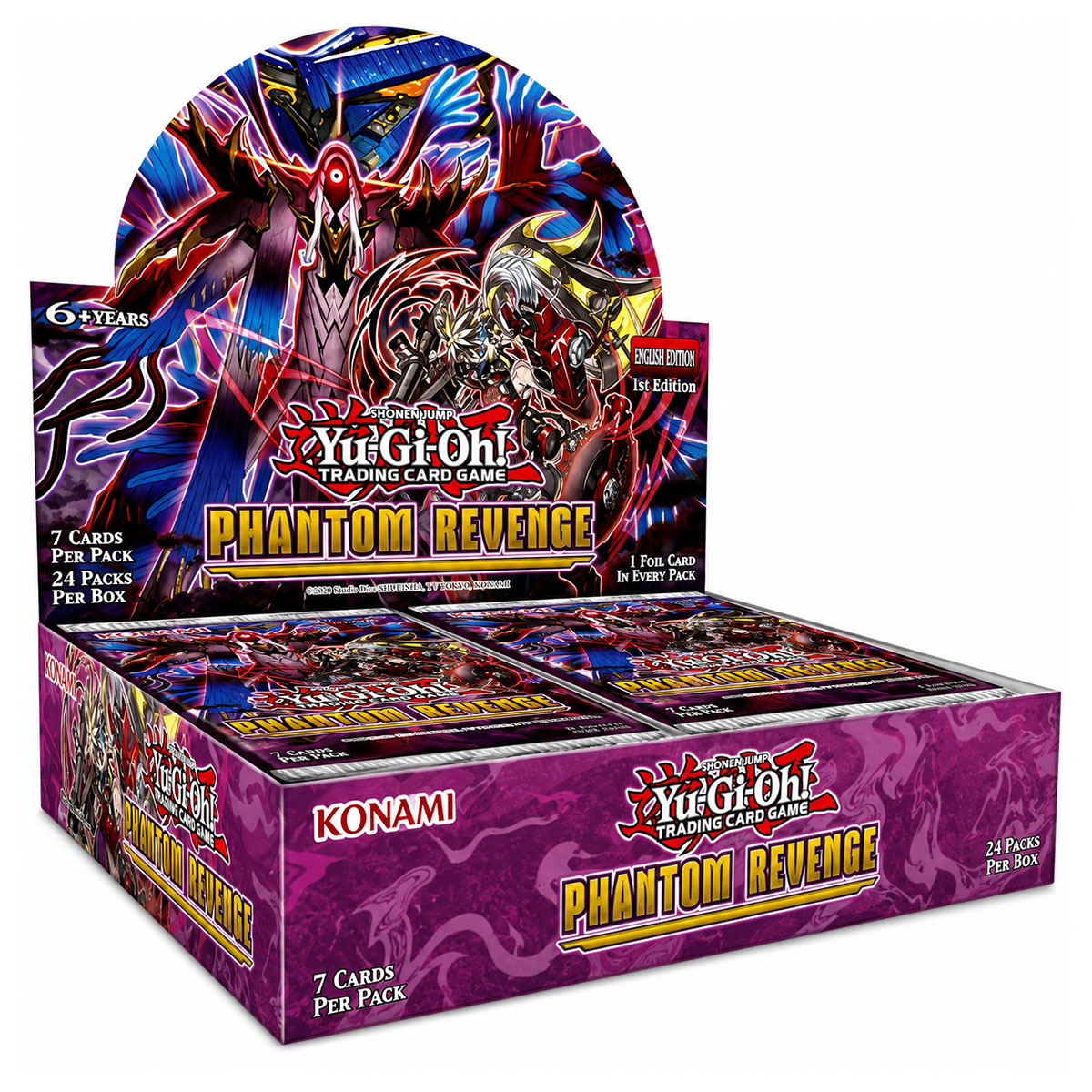 Yu-Gi-Oh TCG Phantom Revenge Booster Display Box 24 Packs Trading Cards Konami - Image 1
