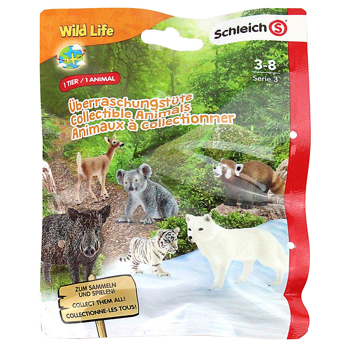 Schleich | Wild Life Small Figure Mystery Surprise Blind Bag | 1 Figure - Image 1