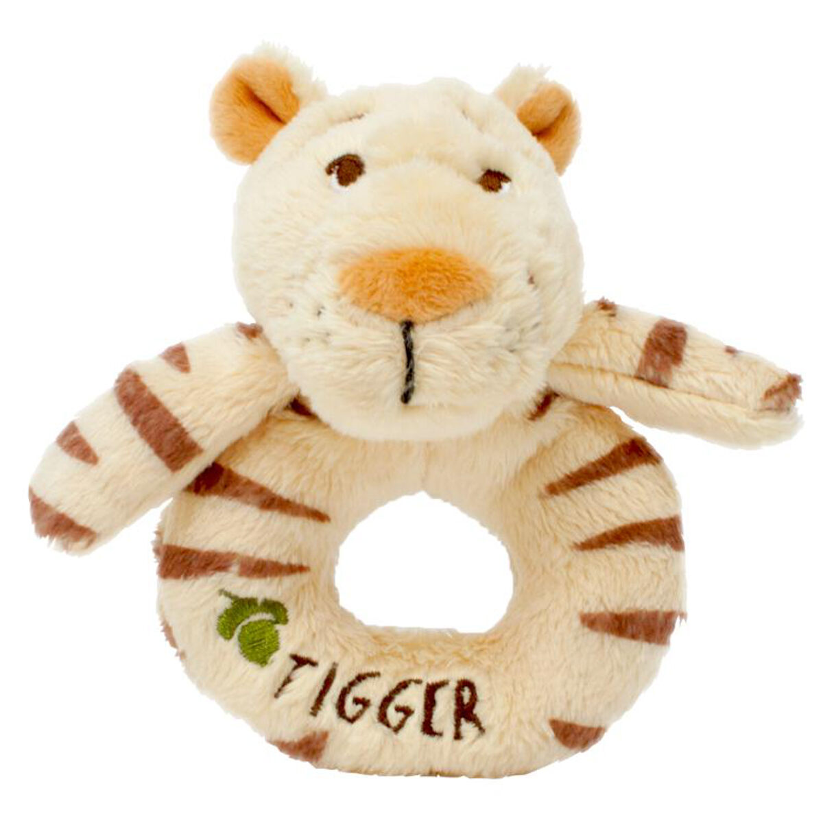 NEW CLASSIC TIGGER PLUSH RING RATTLE OFFICIAL DISNEY WINNIE THE POOH SOFT TOYS - Image 3