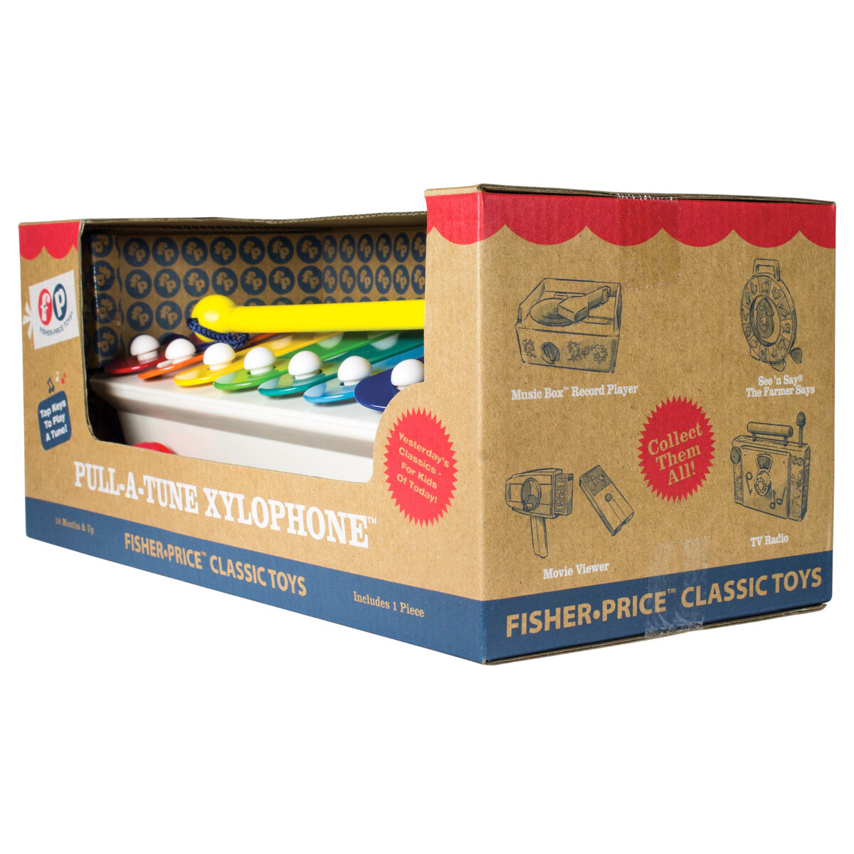 Fisher Price Classic Xylophone Yesterday's Classics Fun Musical Instrument Toy  - Image 1