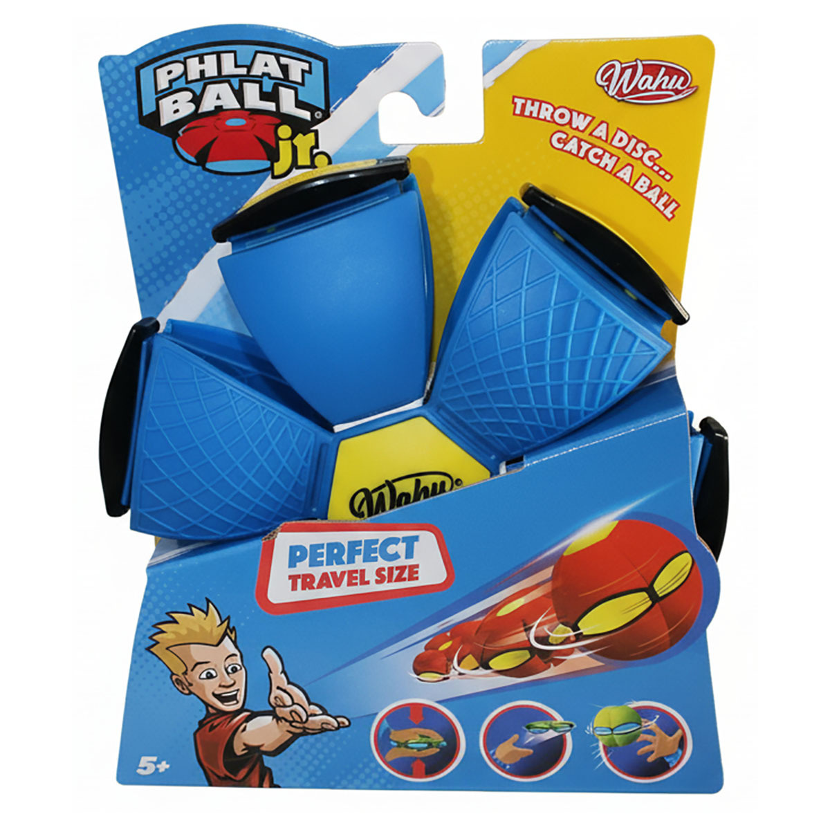 Wahu Phlat Ball Junior Throw a disc catch a Ball Toy Brand New - Blue - Image 1