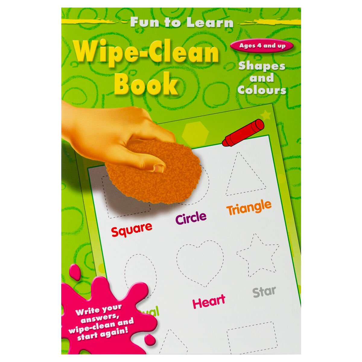 Fun To Learn Wipe Clean Book Shapes & Colours Children Educational Book 9781842391679 eBay