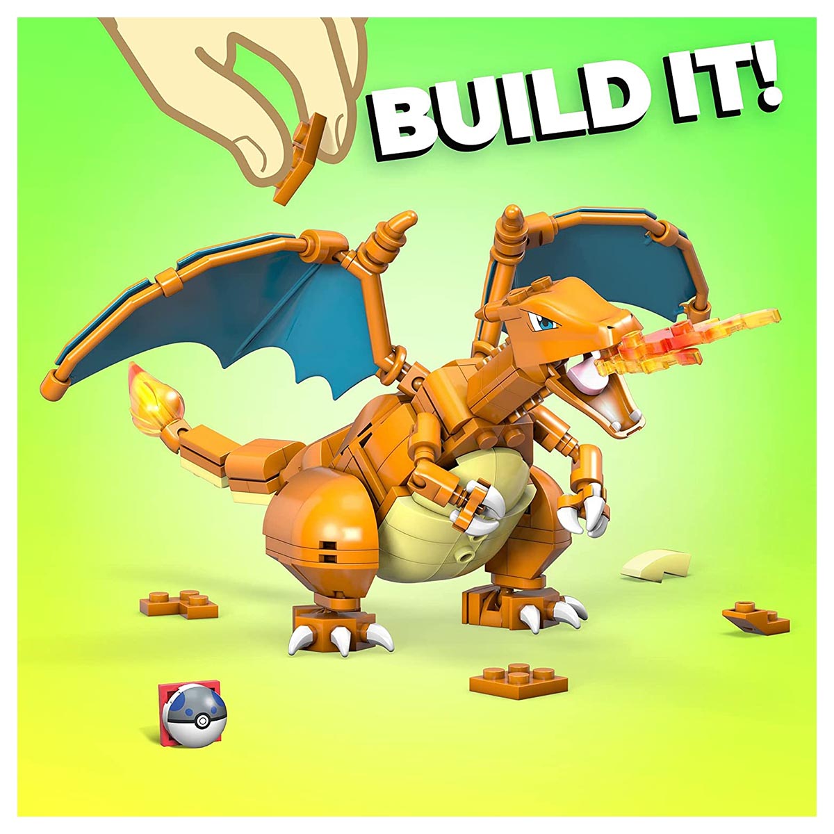Pokemon Mega Bloks Charizard Kids Construction Set Building Toys Collectible New - Image 5