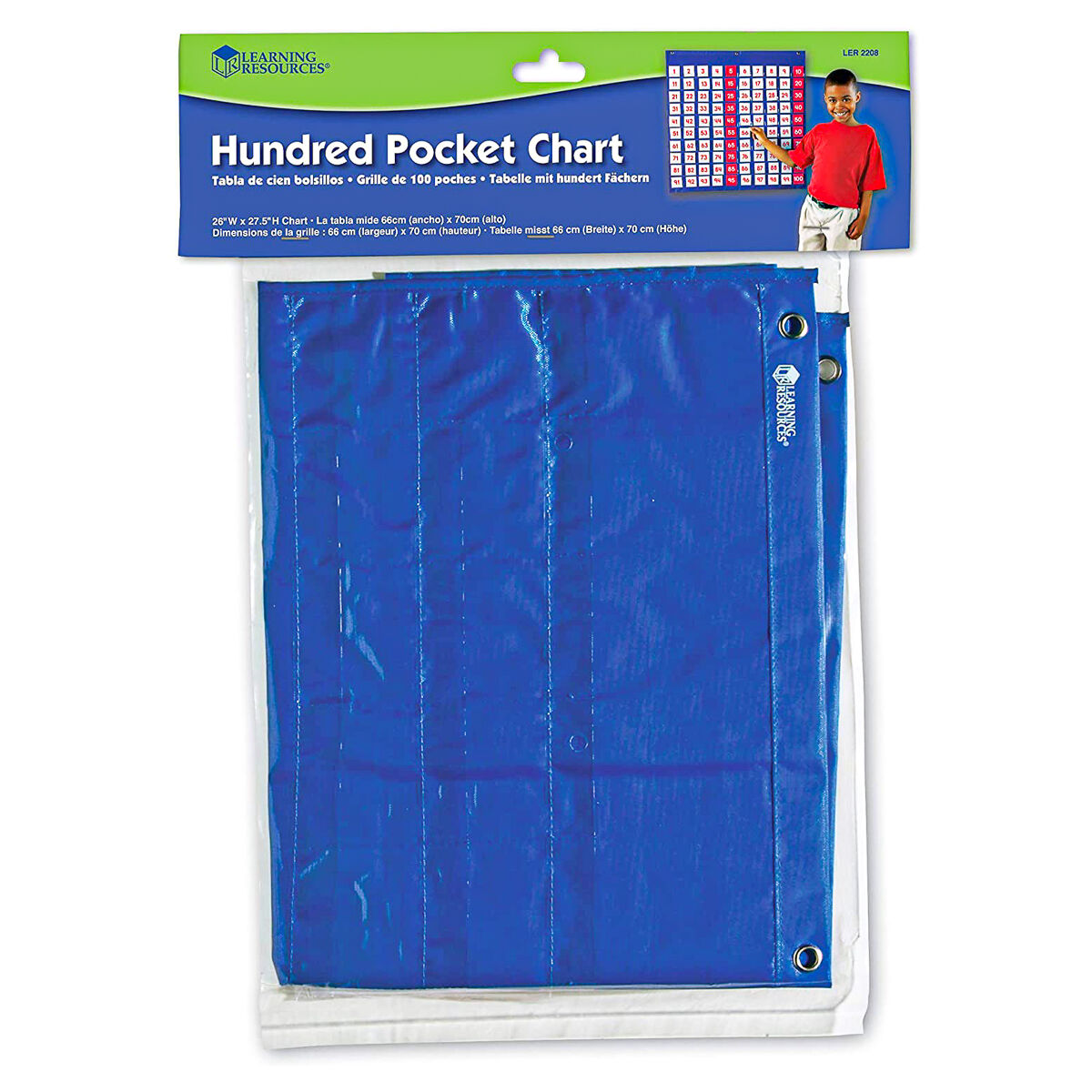 Learning Resources Hundred Pocket Chart Learning Counting Odd Number Even Number - Image 1