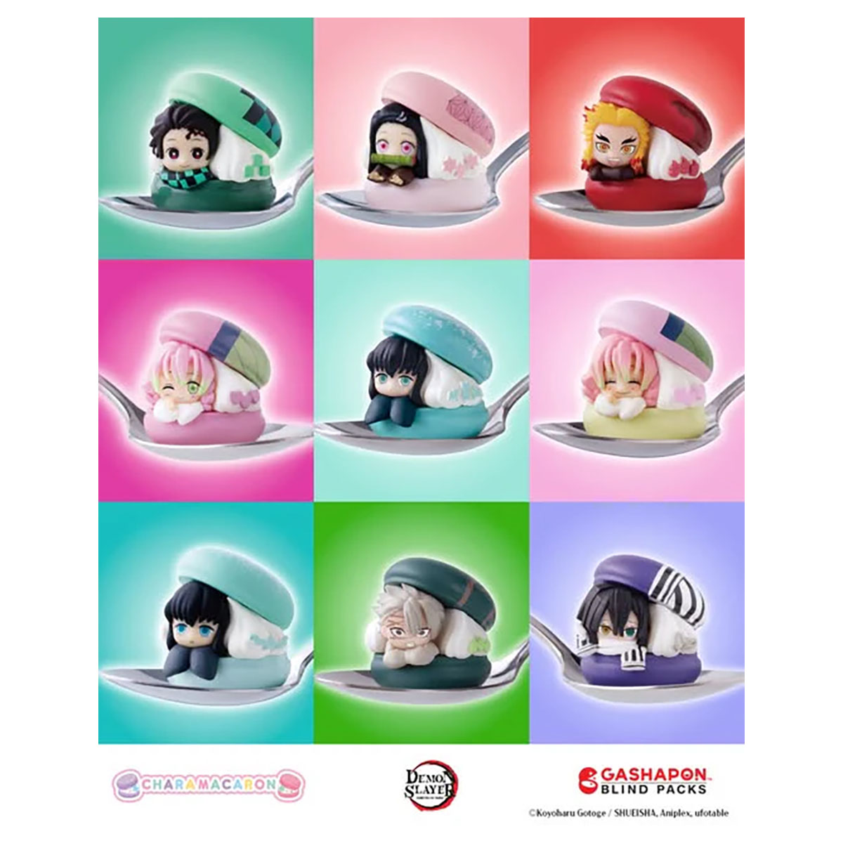 Demon Slayer Character Macaron Blind Bag Collectible Figure Mystery Pack - Image 3