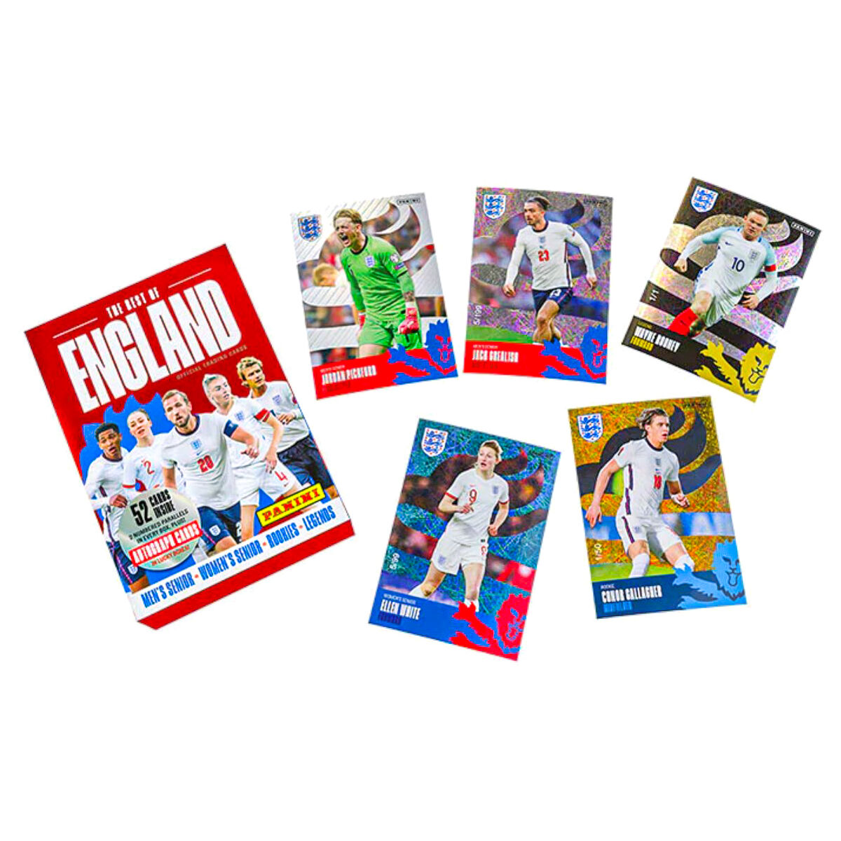 Panini Official The Best of England Trading Sports Cards Set 52 Autos Parallels  - Image 2