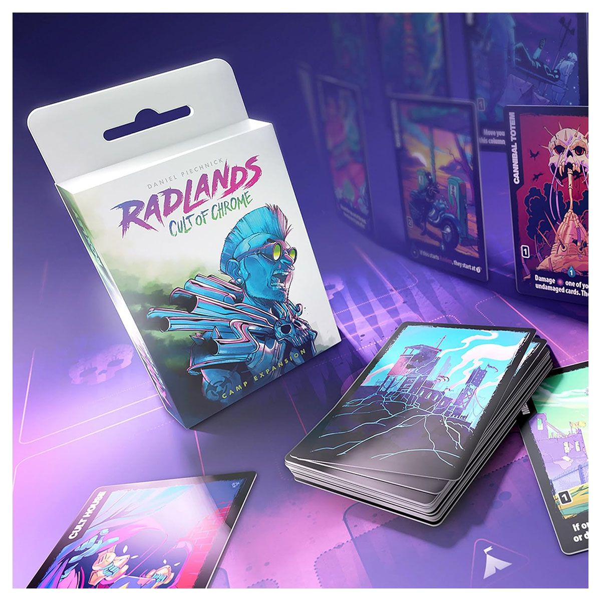 Radlands: Cult Of Chrome Card Game Expansion Ages 14+  - Image 4