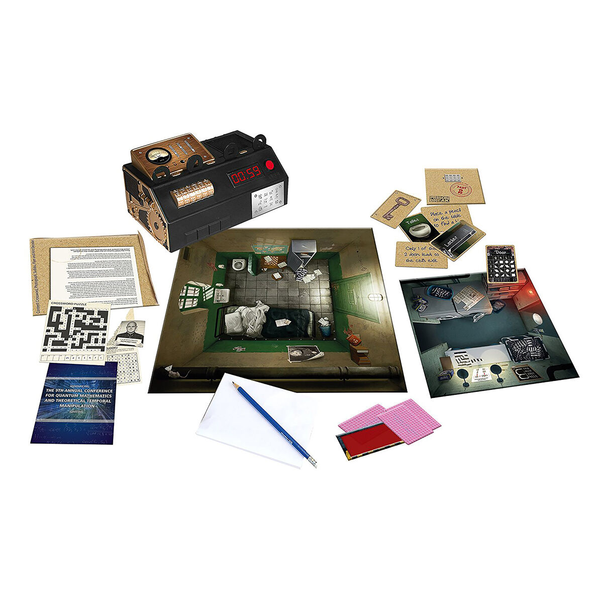 Escape Room Board Game 3 Escape Rooms Fun Family Party Game Goliath Brand New - Image 2