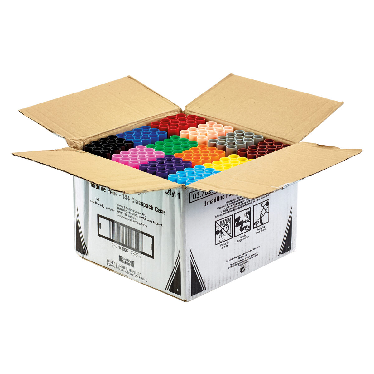Crayola Washable BroadLine Markers Classpack Prefect For Classrooms 144 Assorted - Image 1