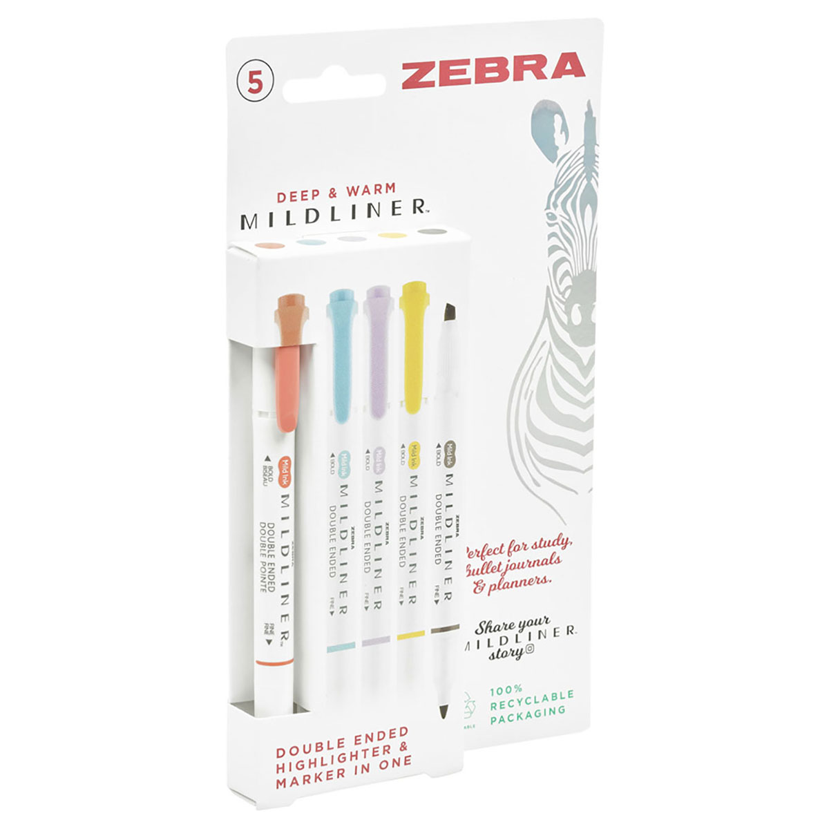 Zebra Deep & Warm Midliner – Double Ended 5 Set – Bild 2