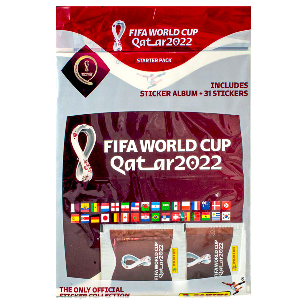 Panini FIFA World Cup 2022 Sticker Collection Starter Pack Album New Sealed - Image 1