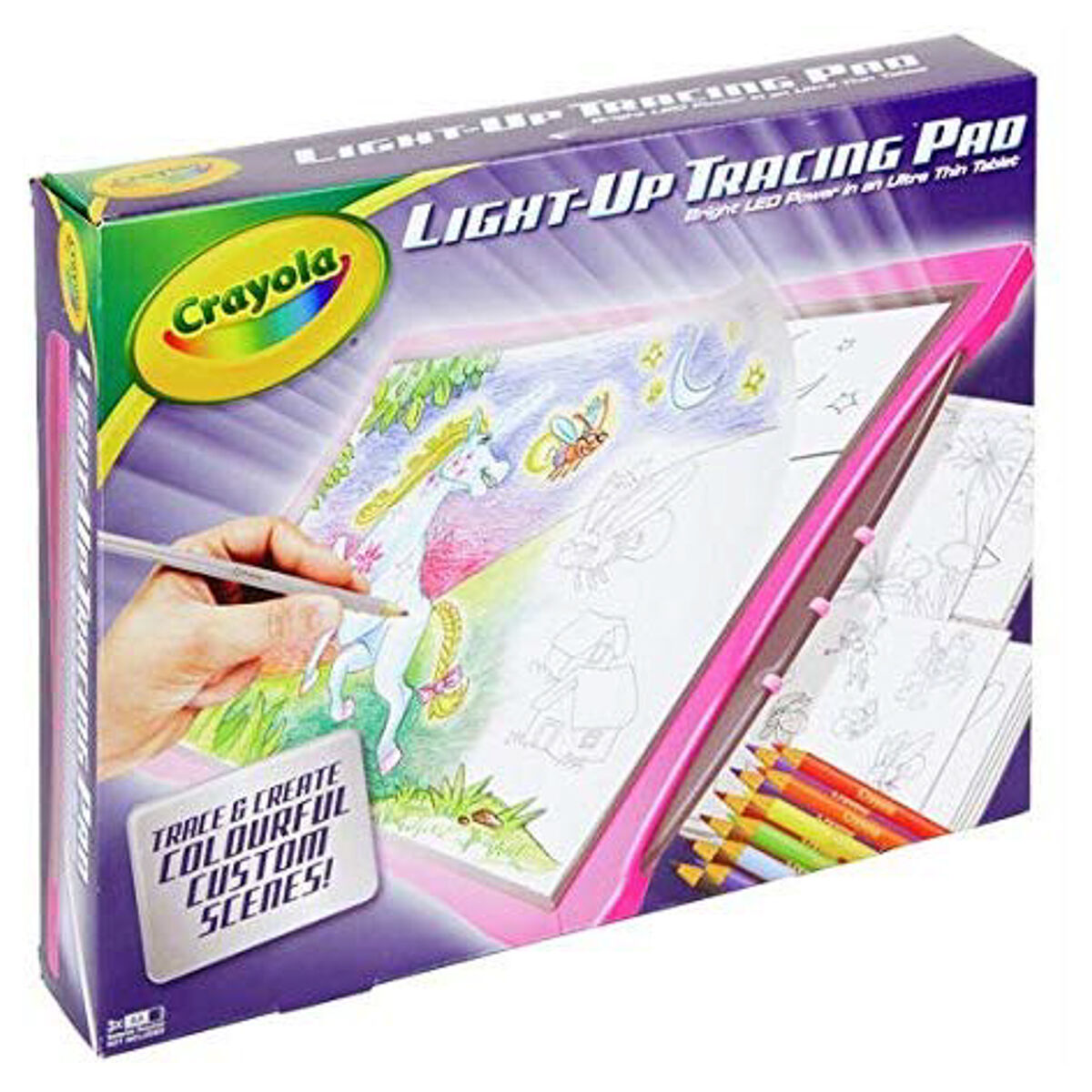led-light-up-tracing-pad-drawing-colouring-trace-and-create-with-templates-ebay