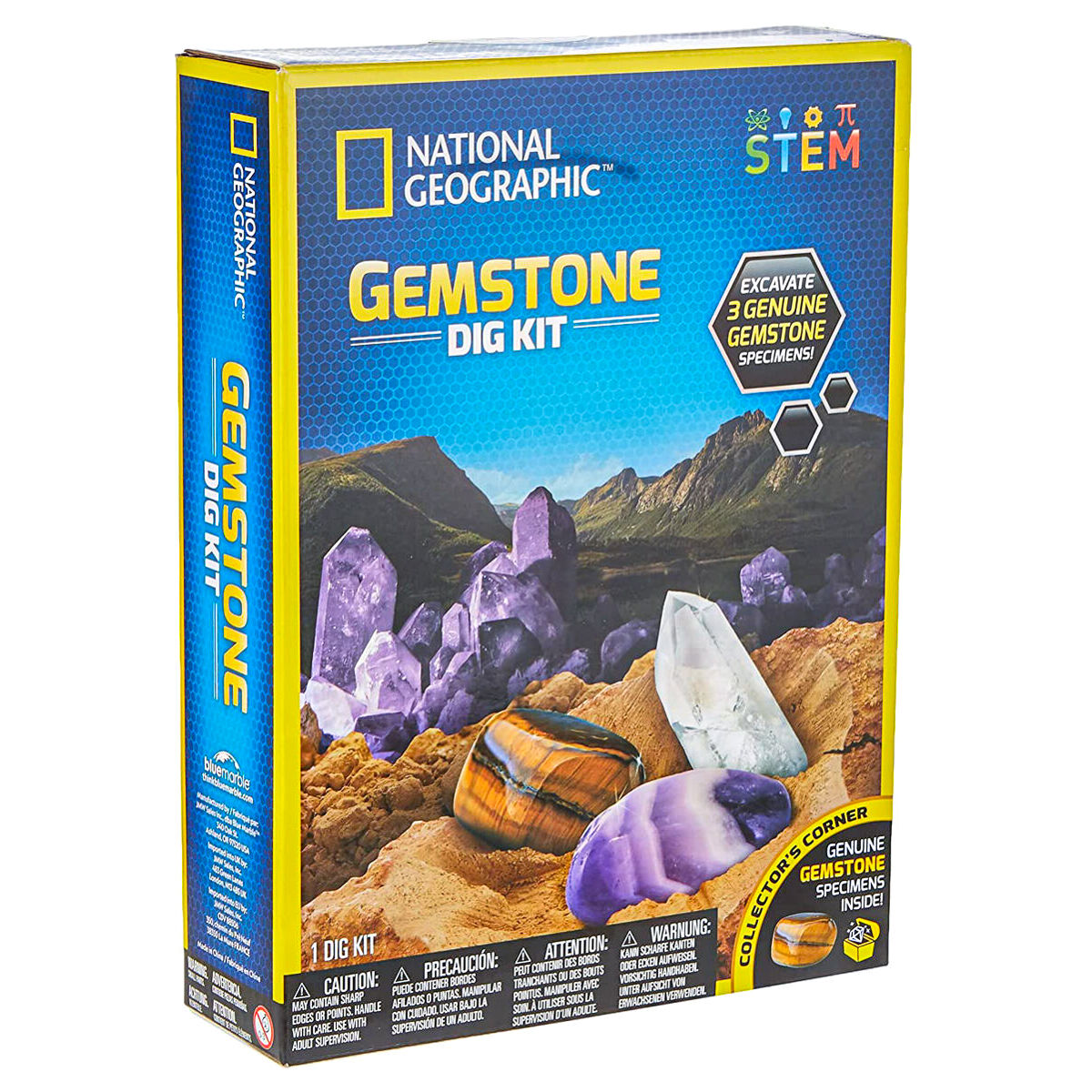 National Geographic Gemstone Dig Kit STEM Educational Activity Kit Brand New 8+ - Image 1