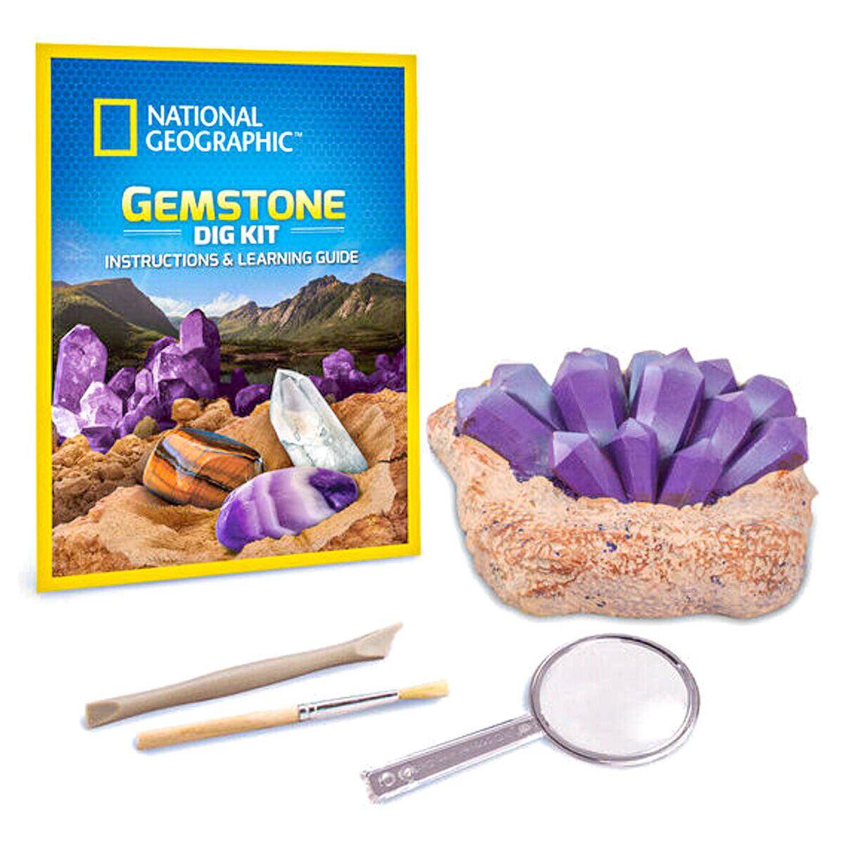 National Geographic Gemstone Dig Kit STEM Educational Activity Kit Brand New 8+ - Image 6