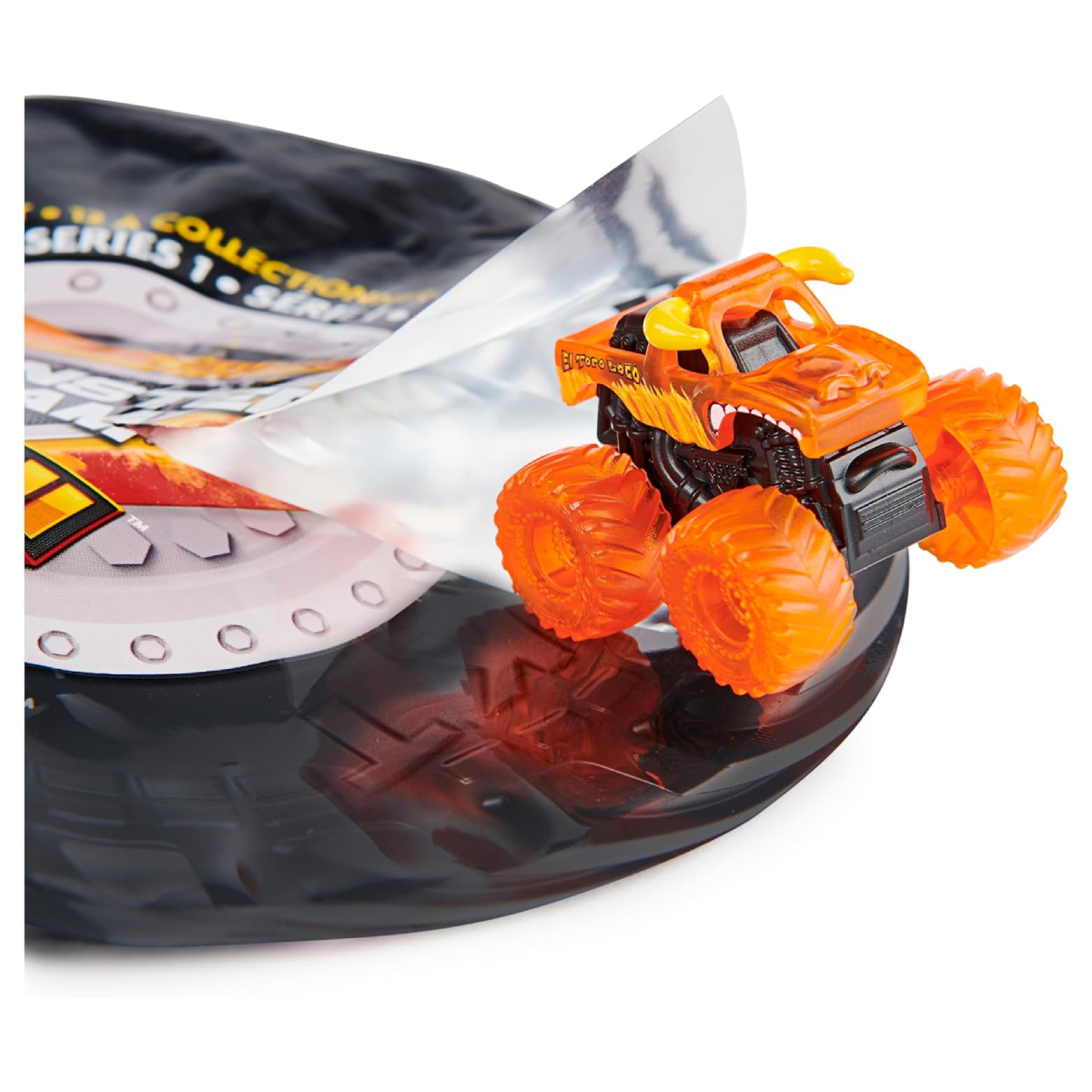 Monster Jam Mini Mystery Monster Truck 1:87 Sammel-Blindpackung, offizielles Spielzeug – Bild 2