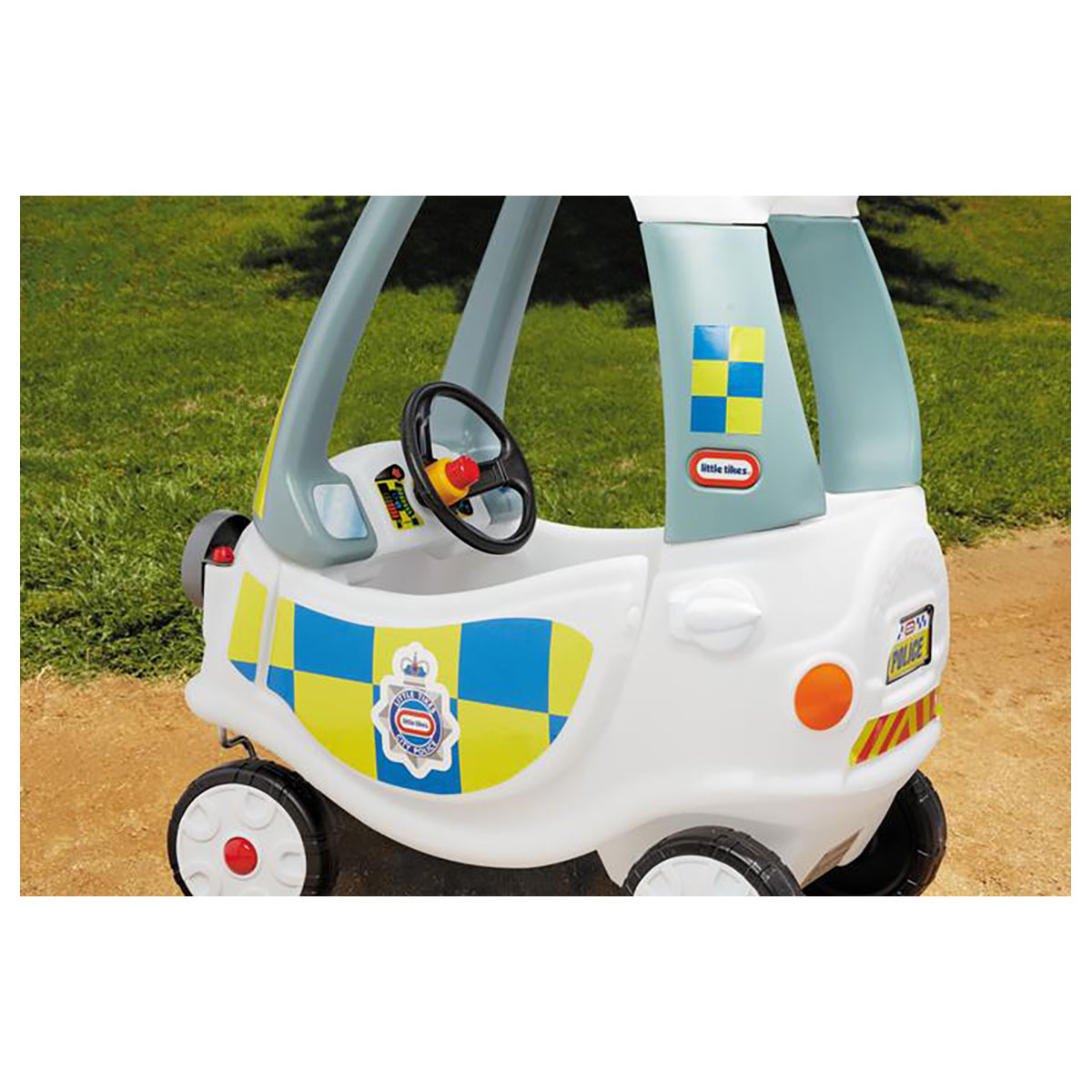 Little Tikes Police Cozy Coupe Ride On Car Kids Push Along Toddler Age 18M+ - Image 3