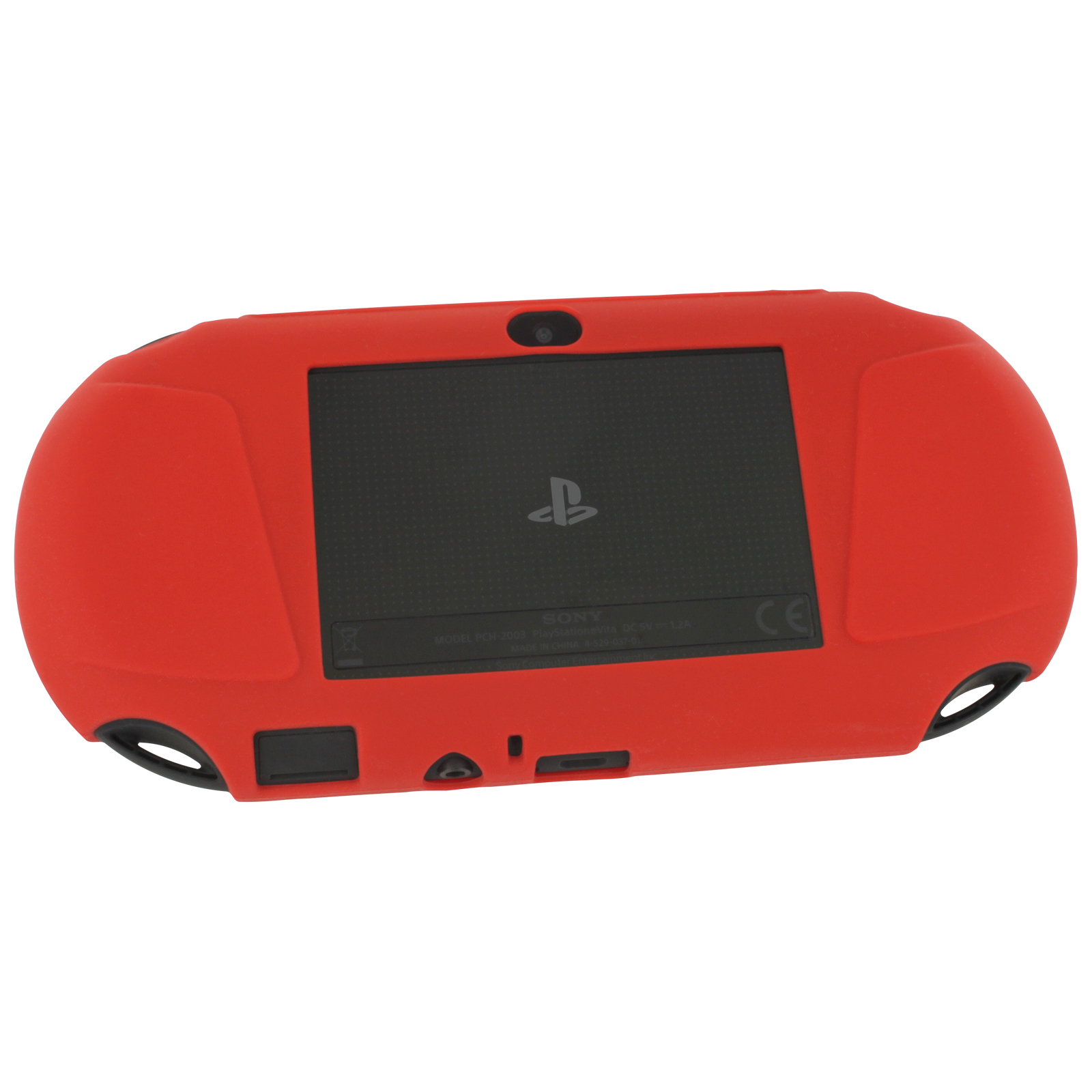 Protective case for PS Vita 2000 Slim Sony SC01 silicone skin red ZedLabz eBay