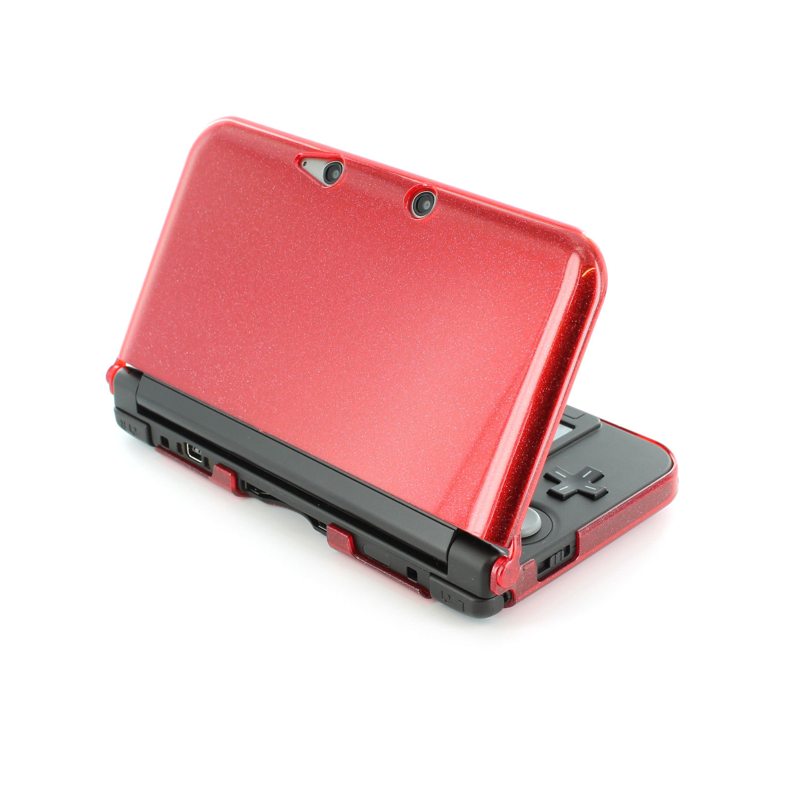 ZedLabz glitter crystal hard protective case cover skin Nintendo 3DS XL LL Red 5060276722858