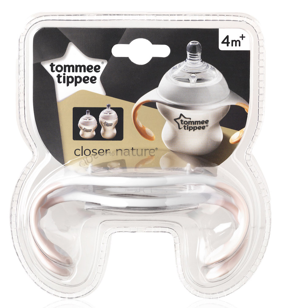 Tommee Tippee Bottle Cup Handles Holder Support Closer To Nature 4M+ 