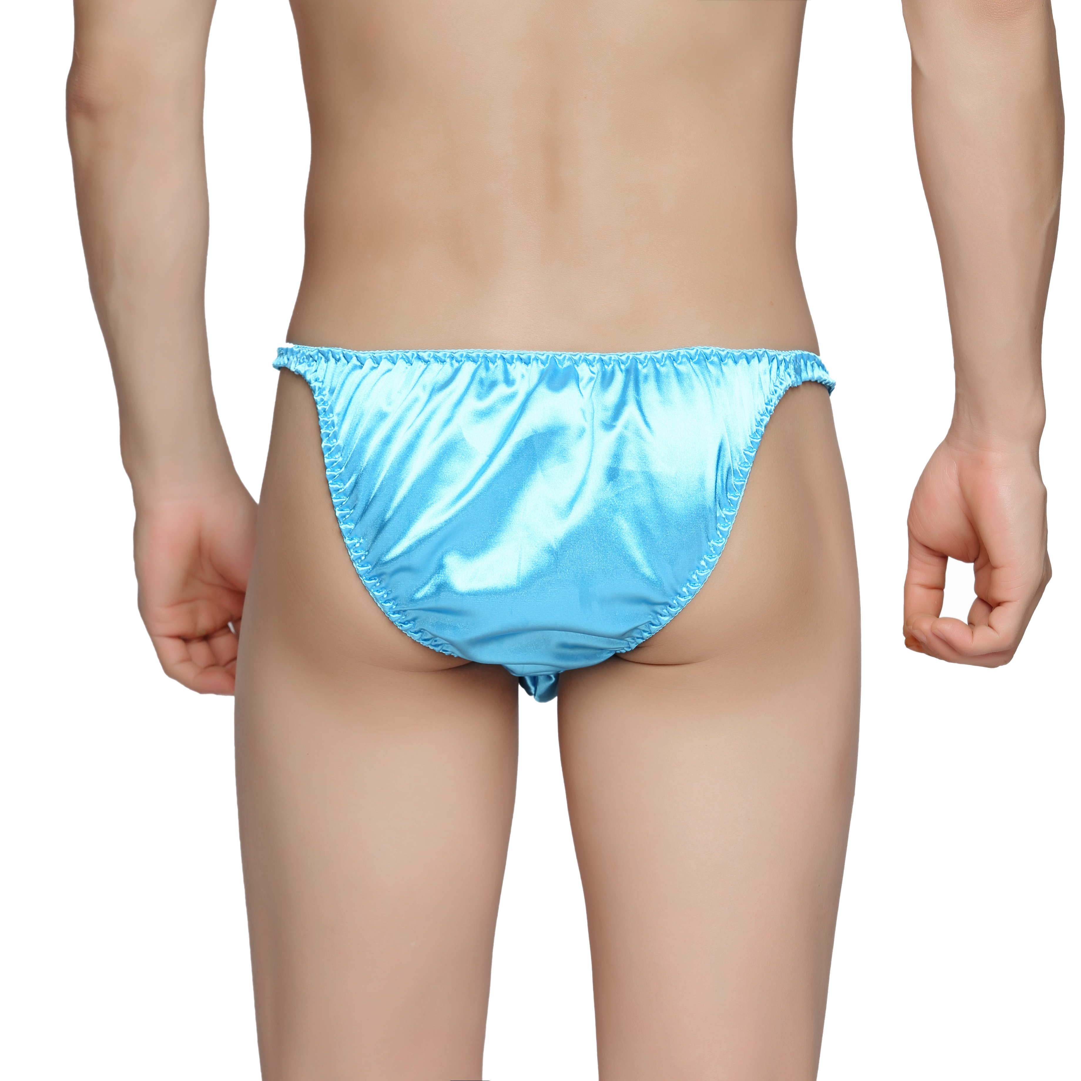 B001 Red Men's Soft Satin Low Rise Briefs Panties Open Front Hole Sissy  Bikini Underwear Open Crotch Crotchless Bikini Panty Size M L XL -   Sweden
