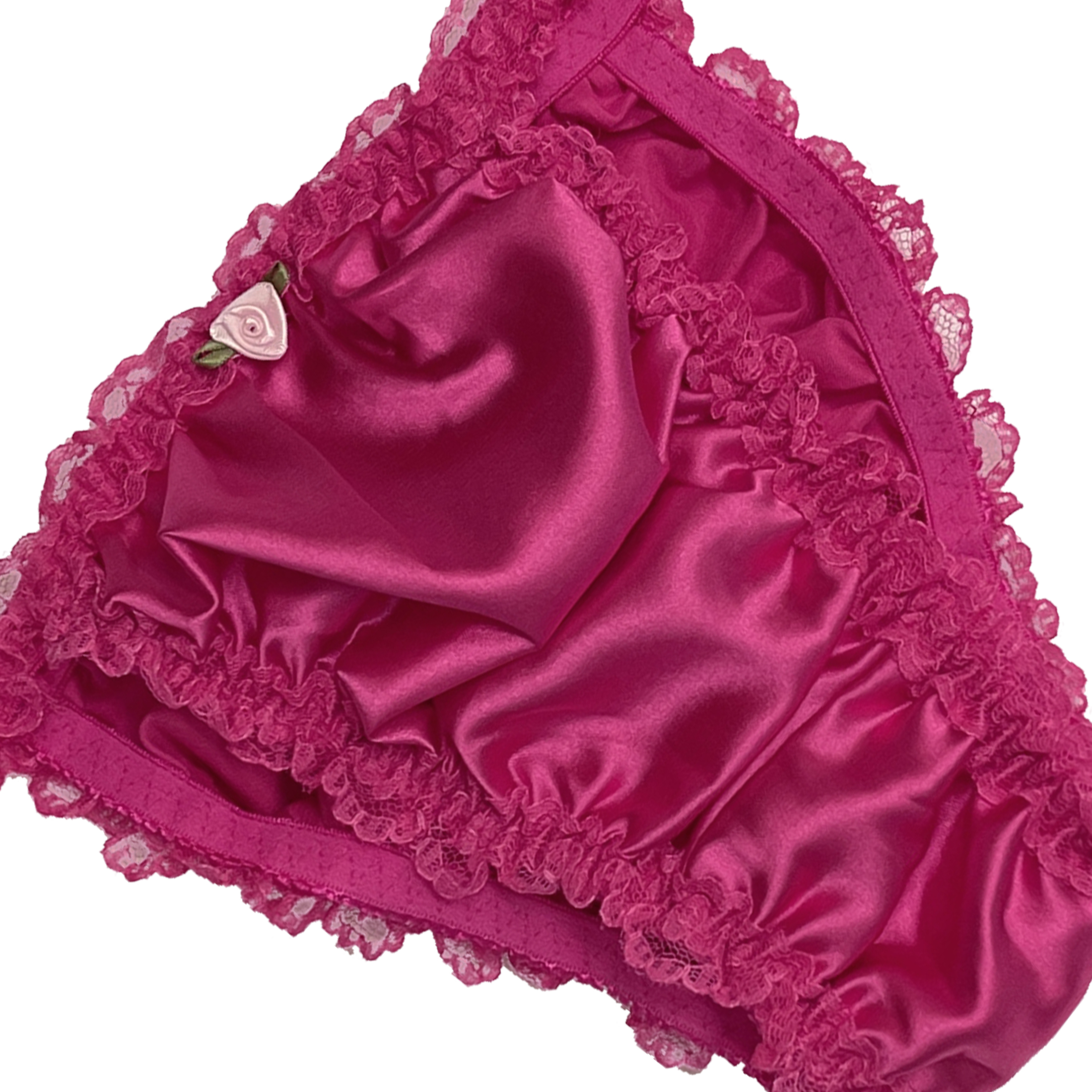 Satin Silky Sissy Cdtv Frilly Lace Bikini Tanga Knickers Panties Sizes S Xxl Ebay