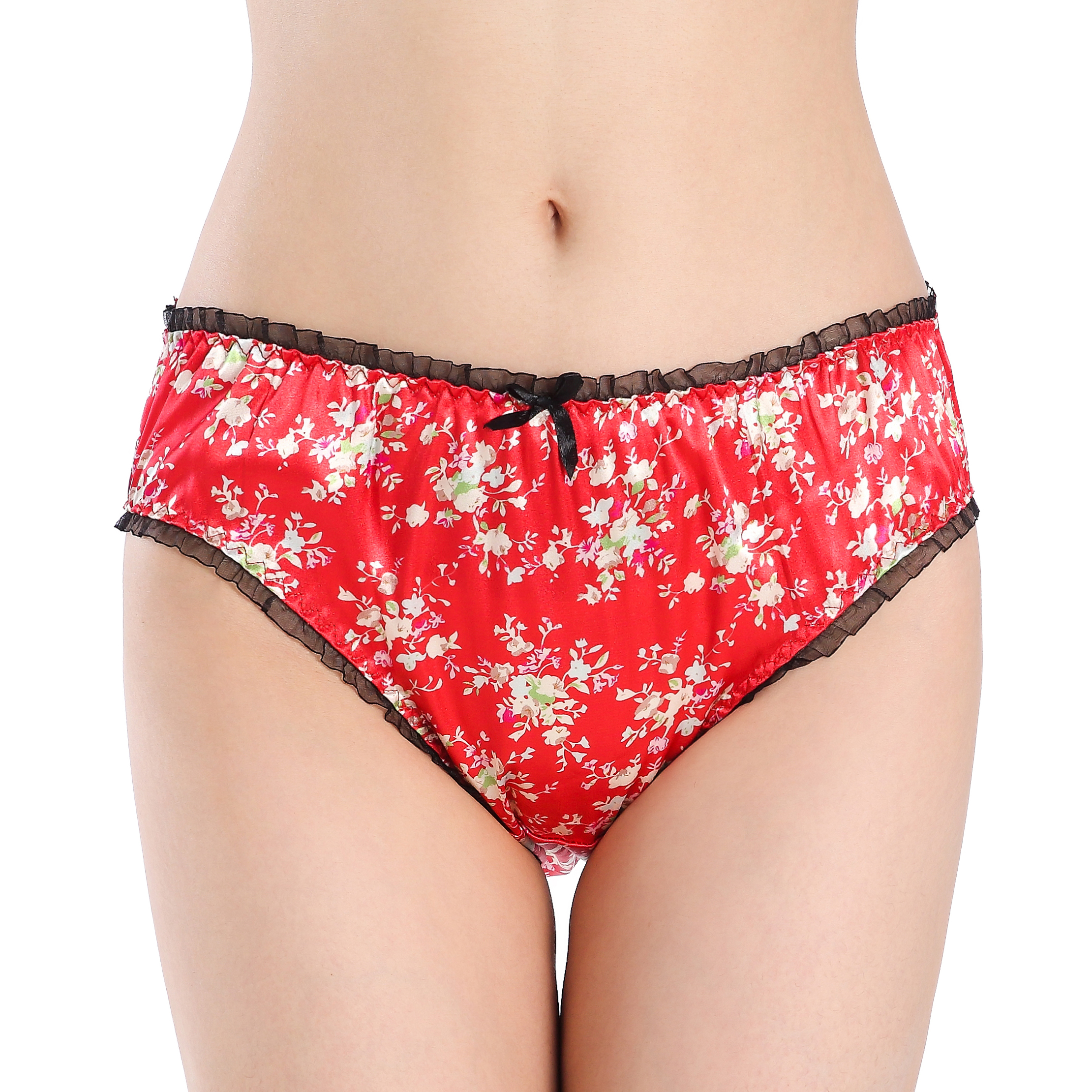 Wacoal Panties Briefs Lace Hi-Waist Women Sissy Lace Vintage Coral Plus Size XXL
