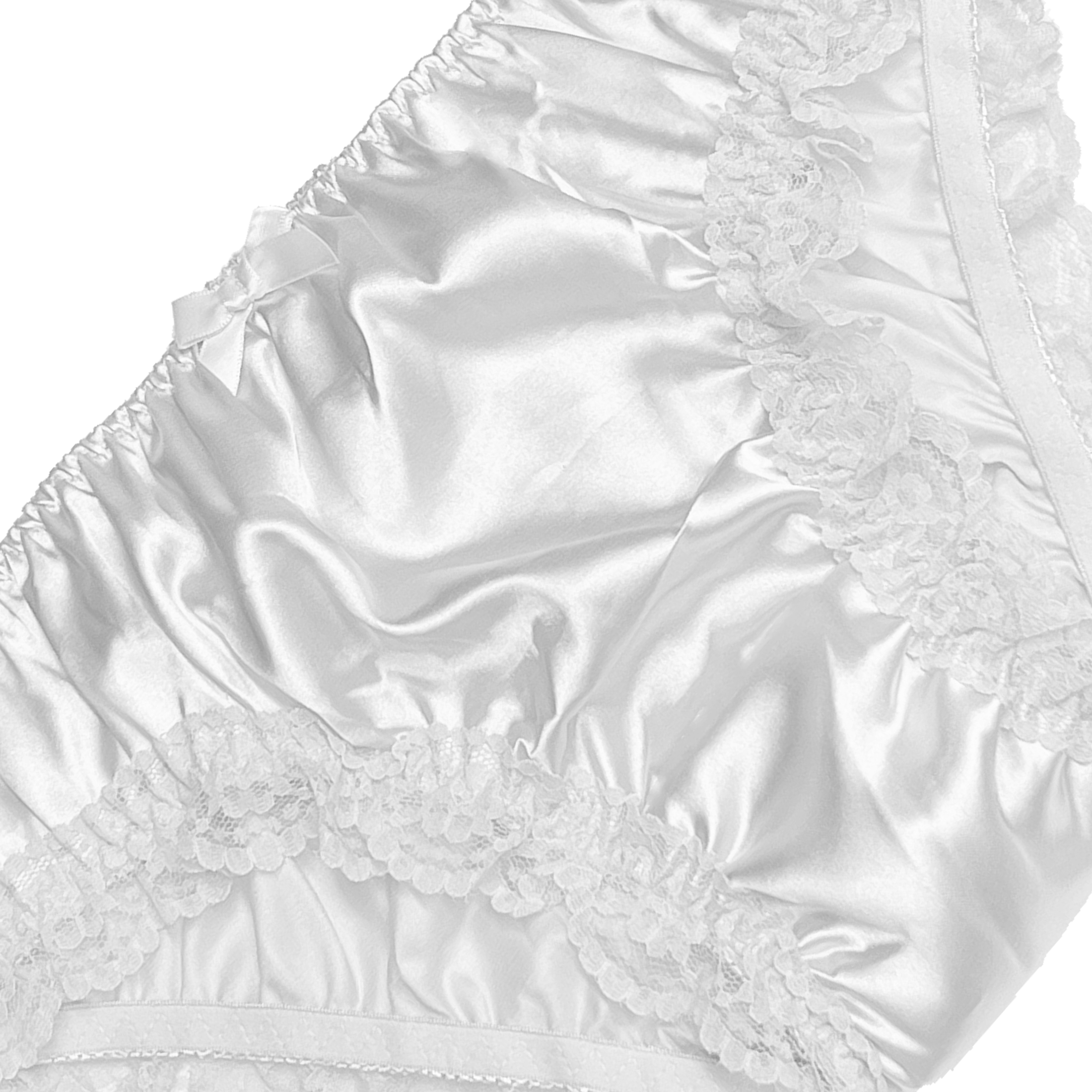 Satin Lace Frilly Sissy Cdtv Full Panties Knicker Briefs Underwear Size S Xxl Ebay 5832