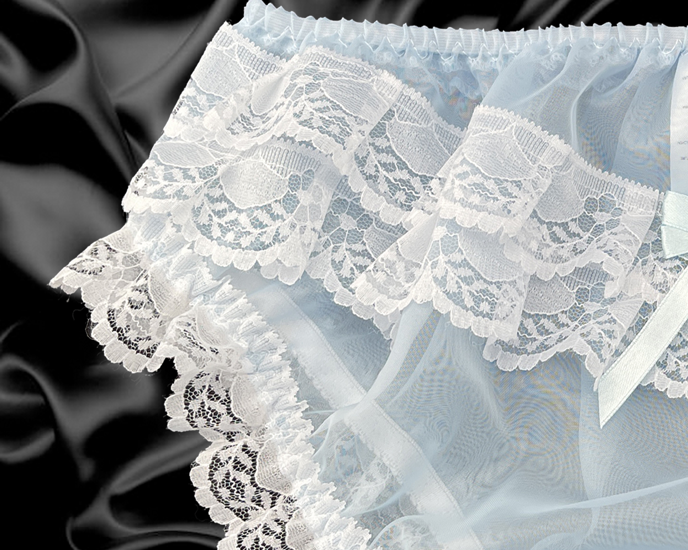 Ouvert Ribbon tie Silk Panty – Frances Smily Couture