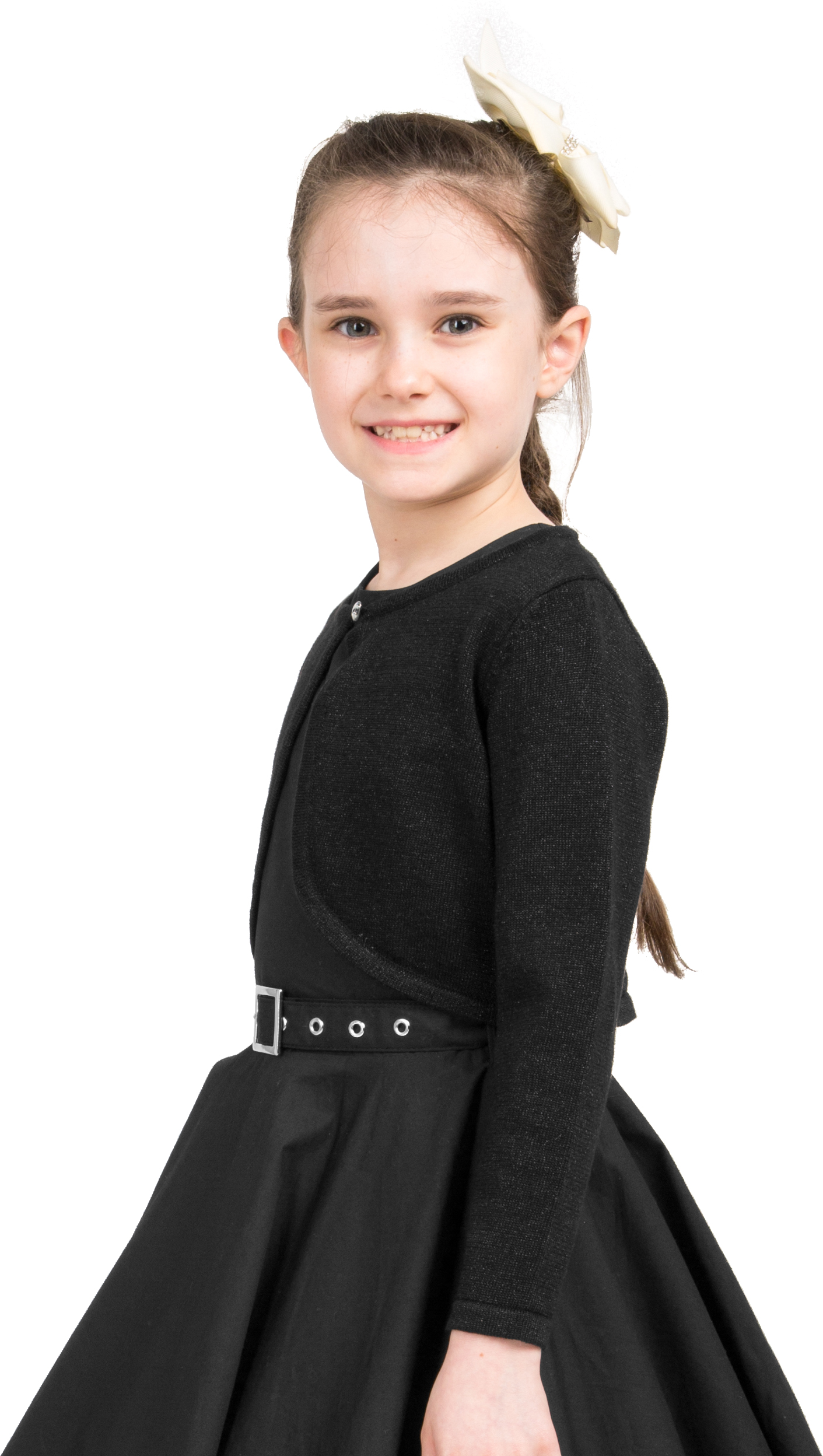 Blackbutterfly Kids manches longues Parti demoiselle d'honneur bal métallique Cardigan Haussement Blackbutterfly Kids manches longues Parti demoiselle d'honneur bal métallique Cardigan Haussement
