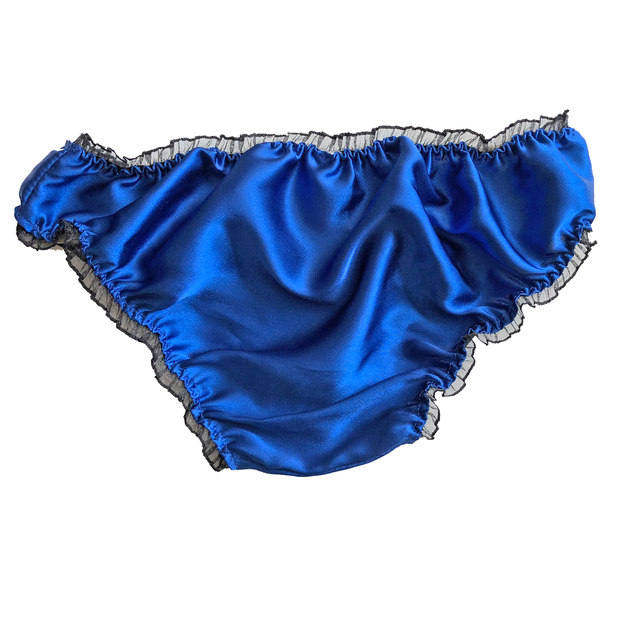 Satin Frilly Sissy Ruffled Panties Bikini Knicker Underwear Briefs 