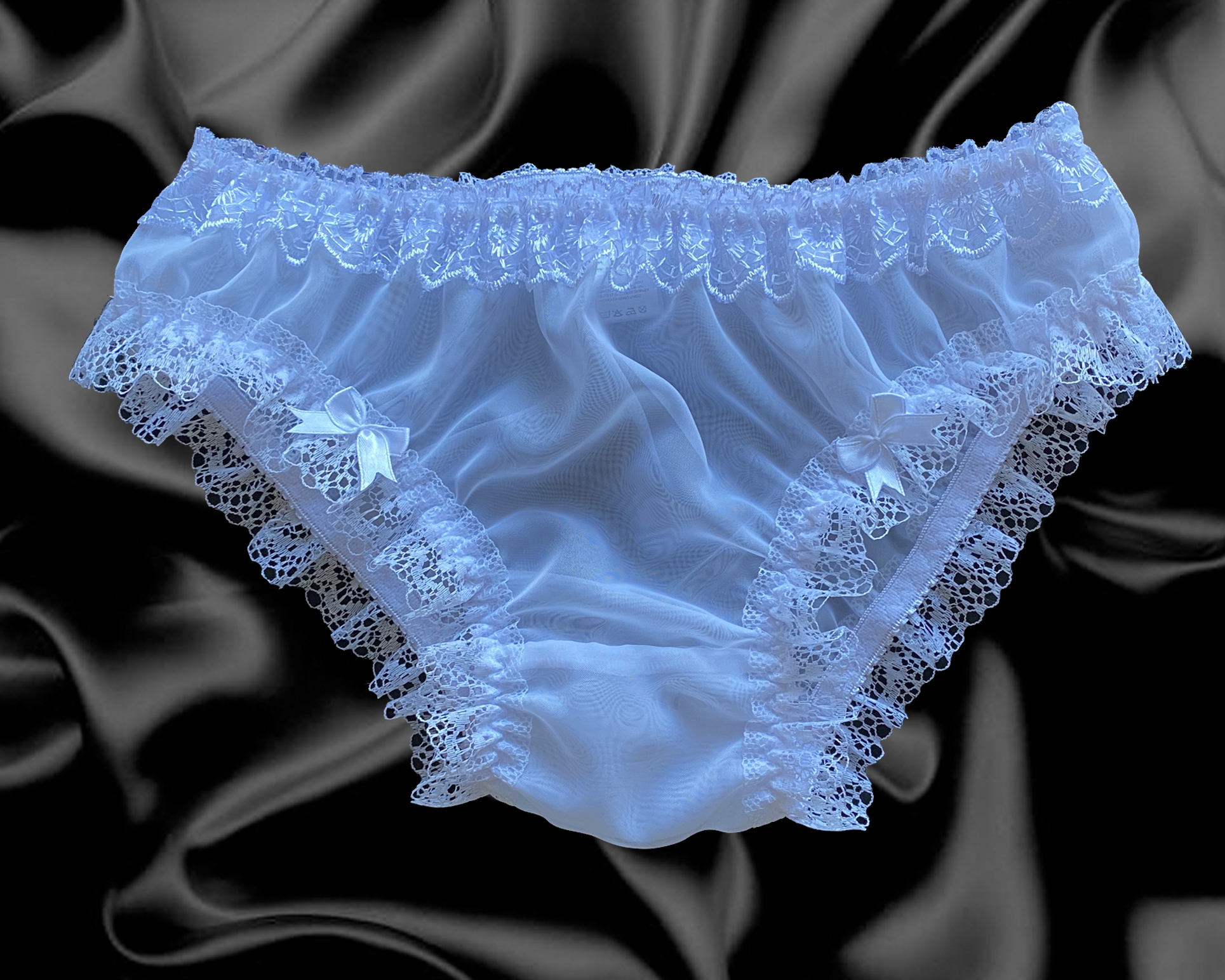 Women Girl Sexy Frilly Lace Ruffle Shorts Knickers Panties Underwear White  Black | eBay