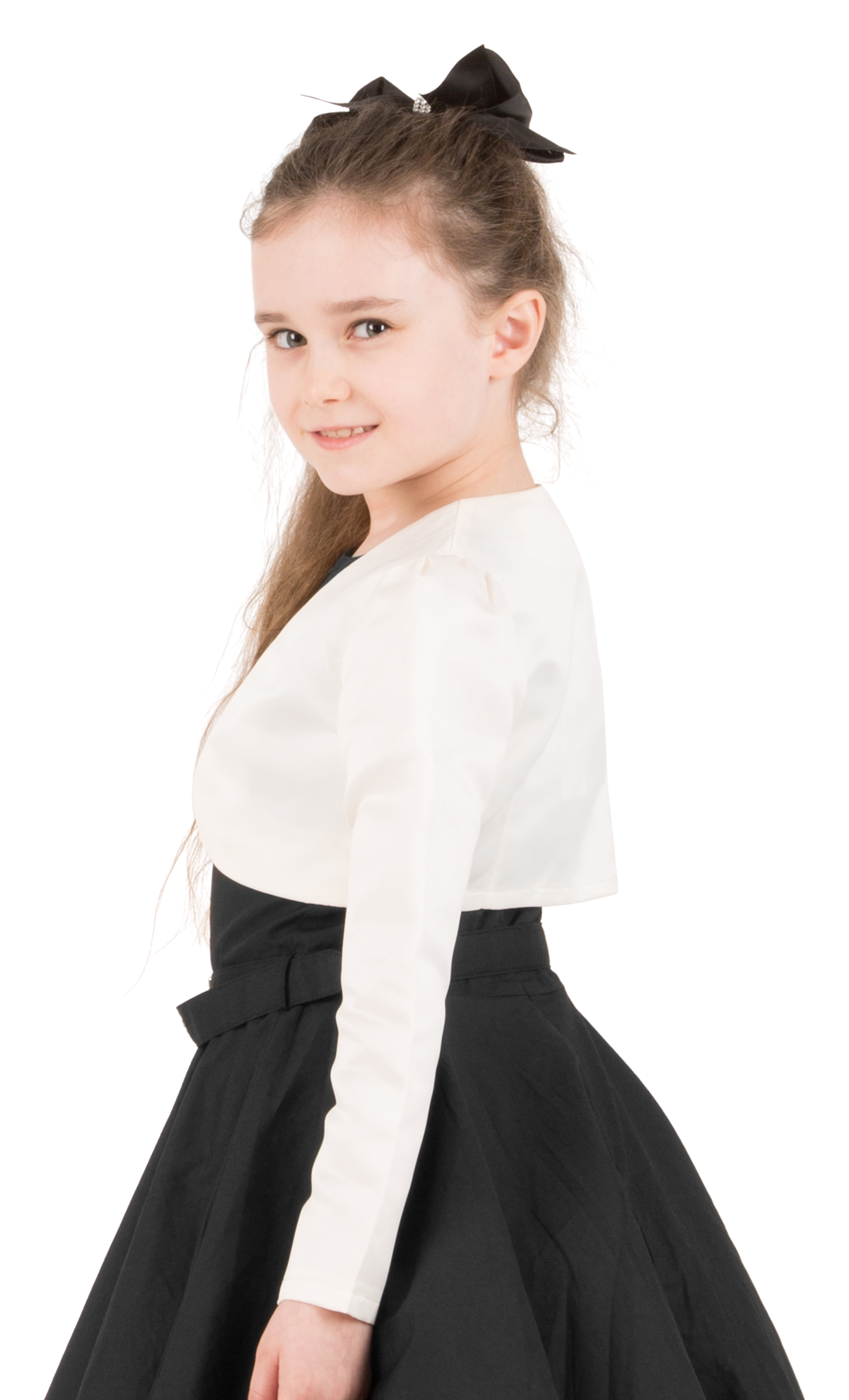 BlackButterfly Kids Long Sleeve Party Bridesmaid Prom Bolero Shrug eBay