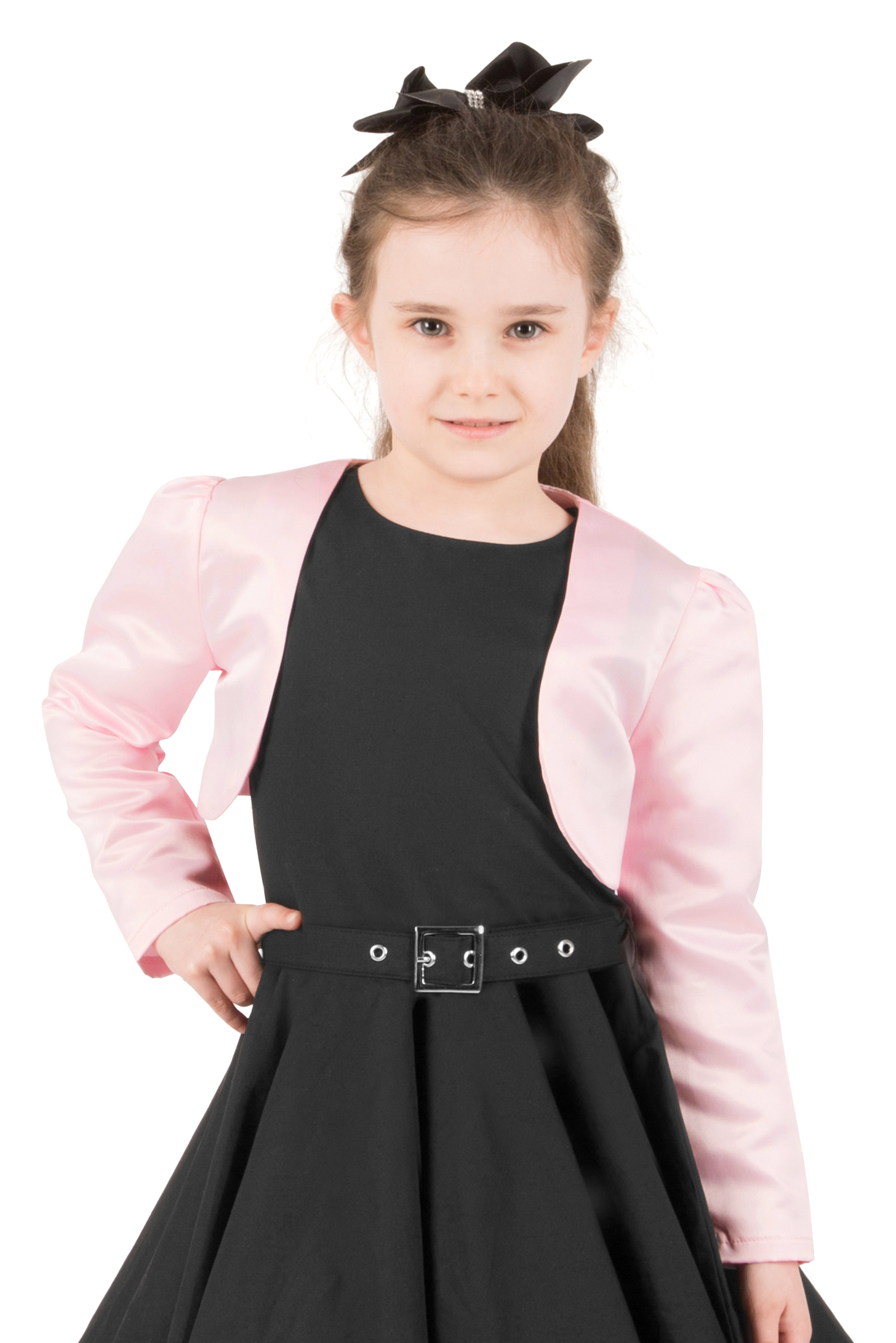 Minora Long Sleeve Bolero, Girls' Knit Cardigan Shrug With