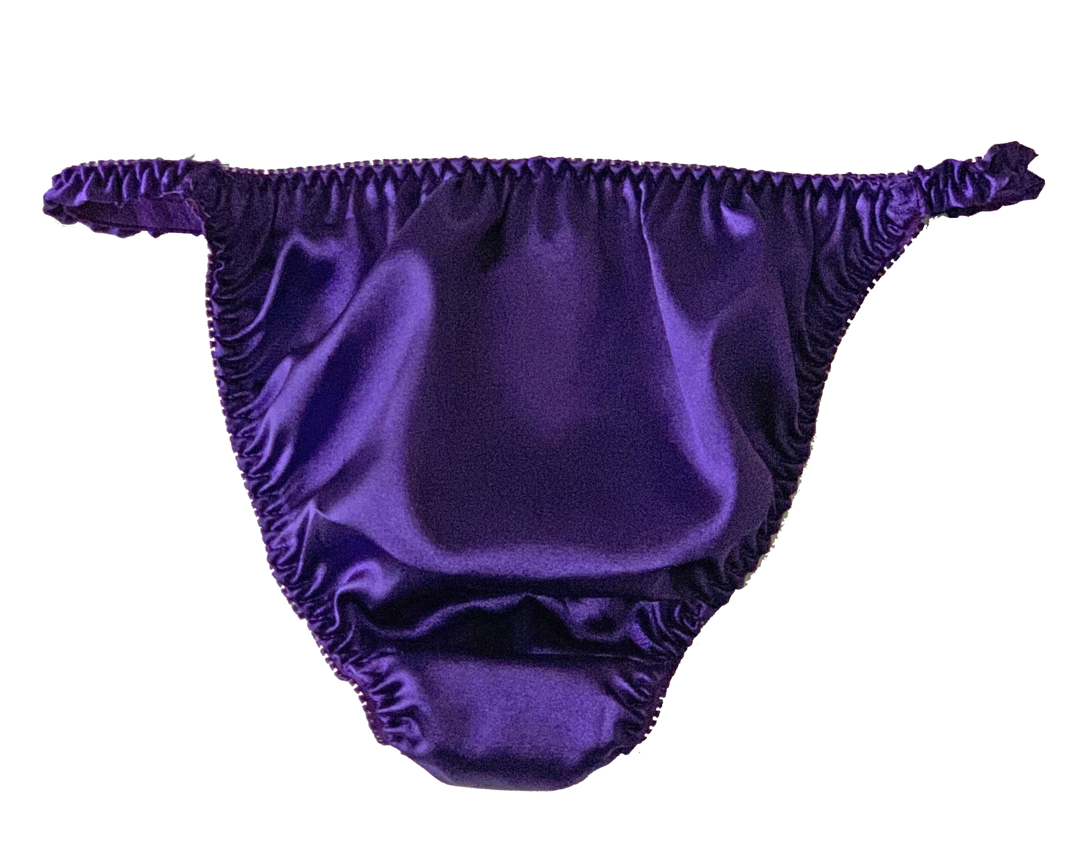 Classique Nuances Sexy En Satin Sissy Knickers Sous Vêtements Slips