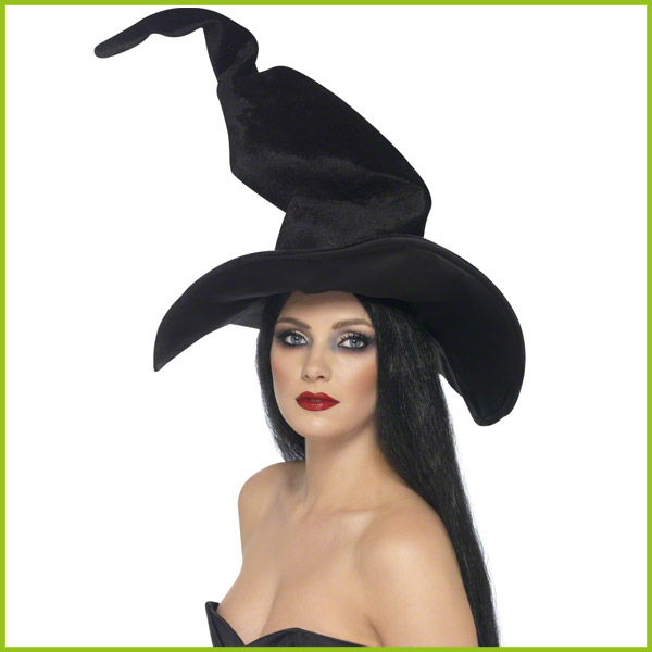 Witch Costume Fancy Dress Accessories Deluxe Halloween Witch Cape ...