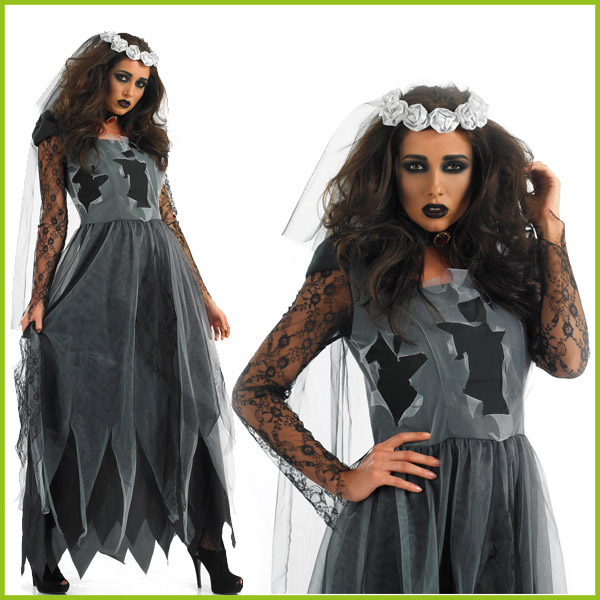 Corpse Bride Costume / Corpse Groom - Halloween Zombie Ghost Death ...