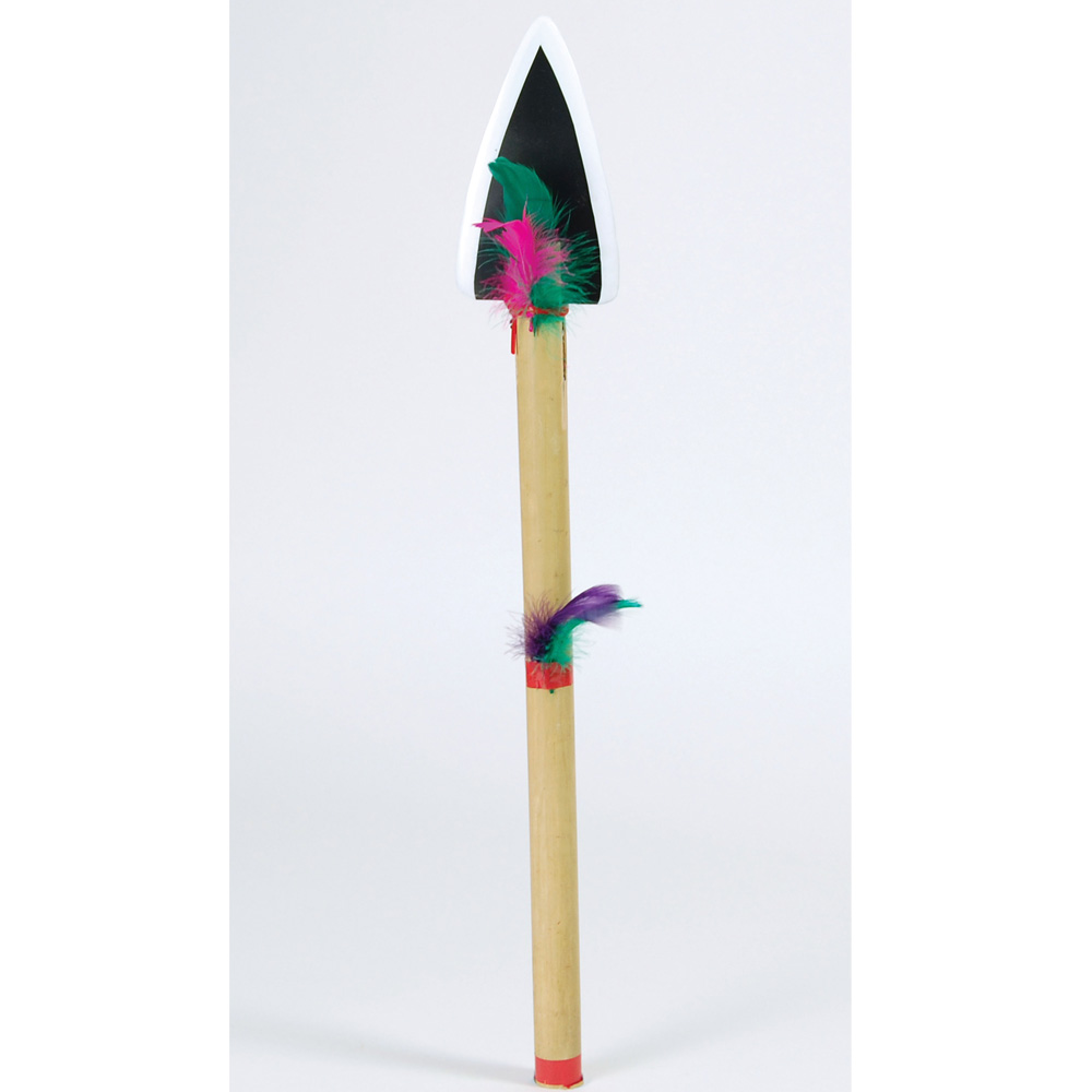 Native American Indian WEapons Axe Spear Tomahawk with Feathers Bristol