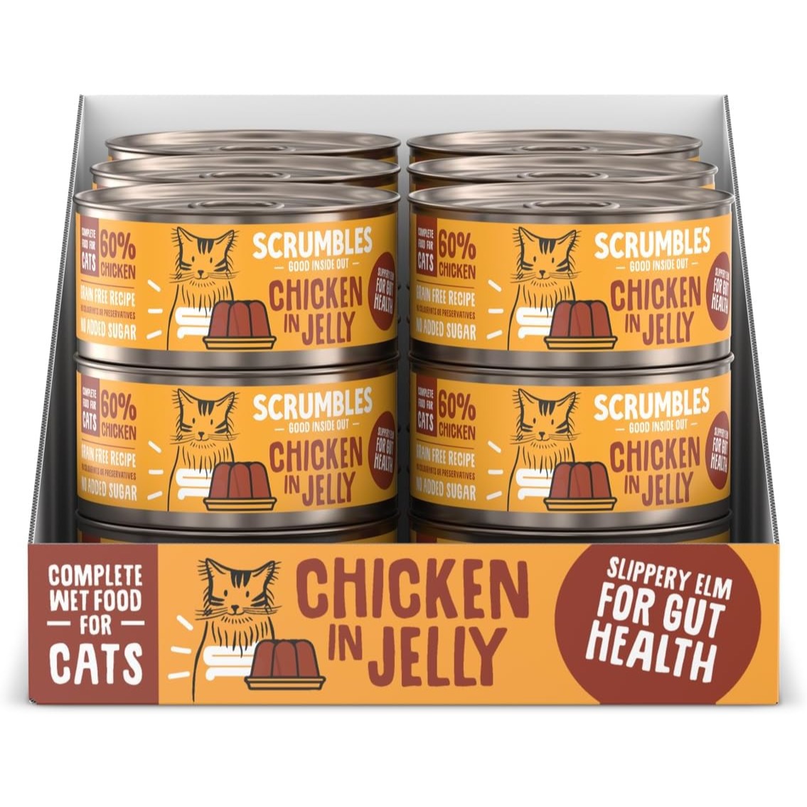 Scrumbles Wet Cat Jelly Chicken/Turkey/Duck/Salmon/Tuna Flavours 80g x 12/18 - Picture 8 of 8