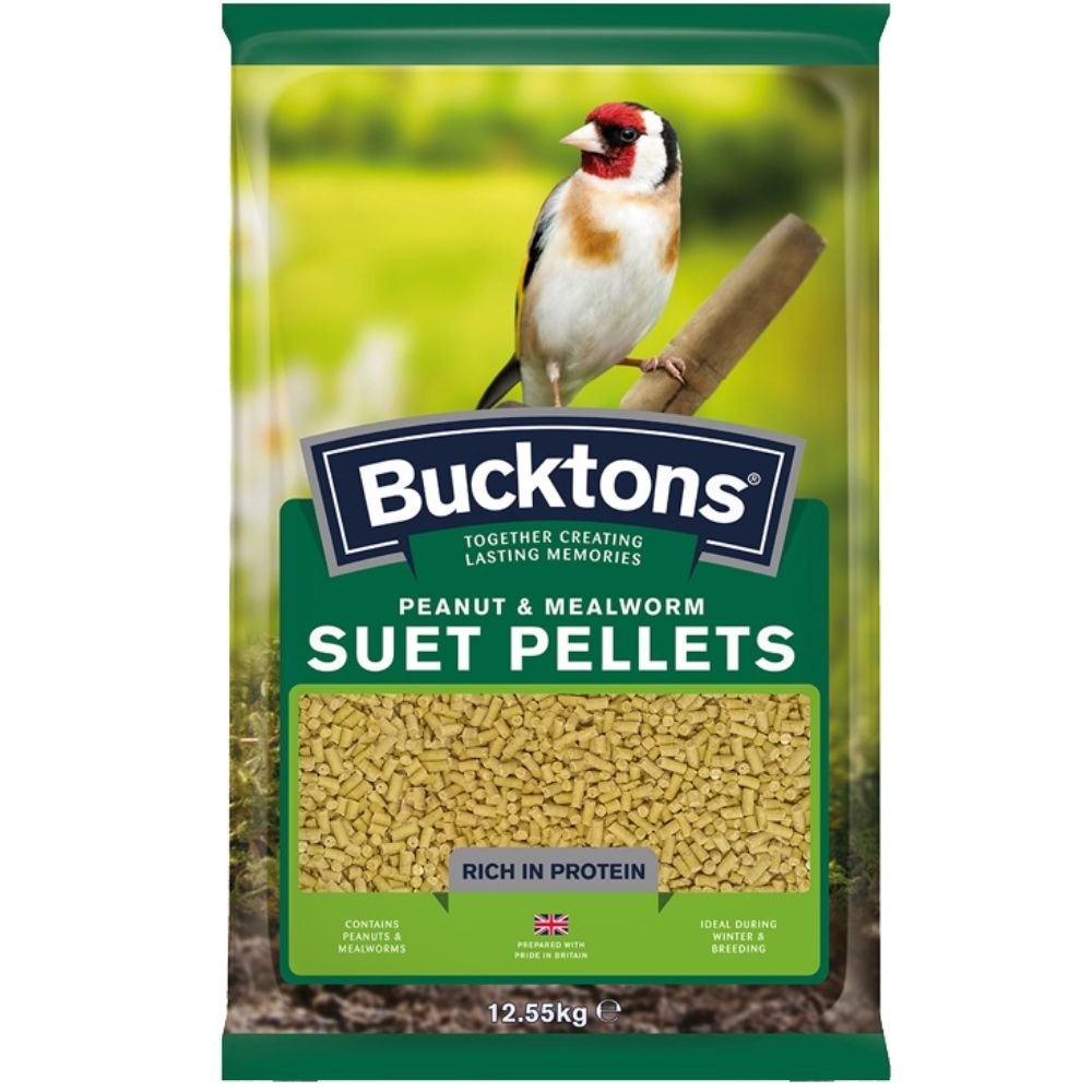 Bulk Bird Seed Food Bucktons Suet Pellets All Flavours Available 12