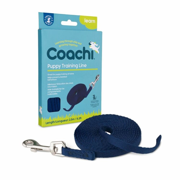 Coachi Puppy Line Dog Indoor House Training Lead Navy