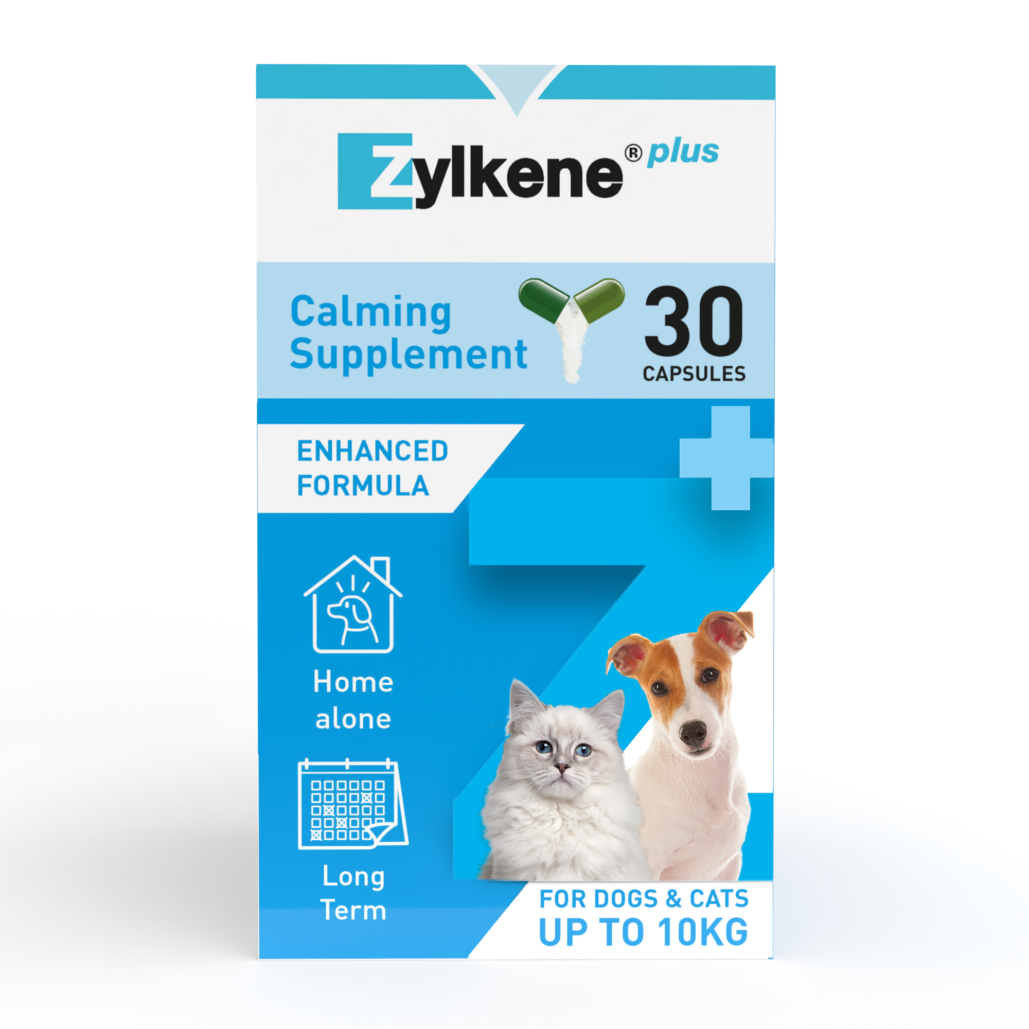 Zylkene Plus Calming Supplement For Cats and Dogs Anxiety Stress Relief