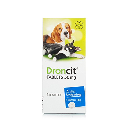Droncit Tapeworm Worming Tablets (50mg Tablet AVMGSL For Use In Dogs