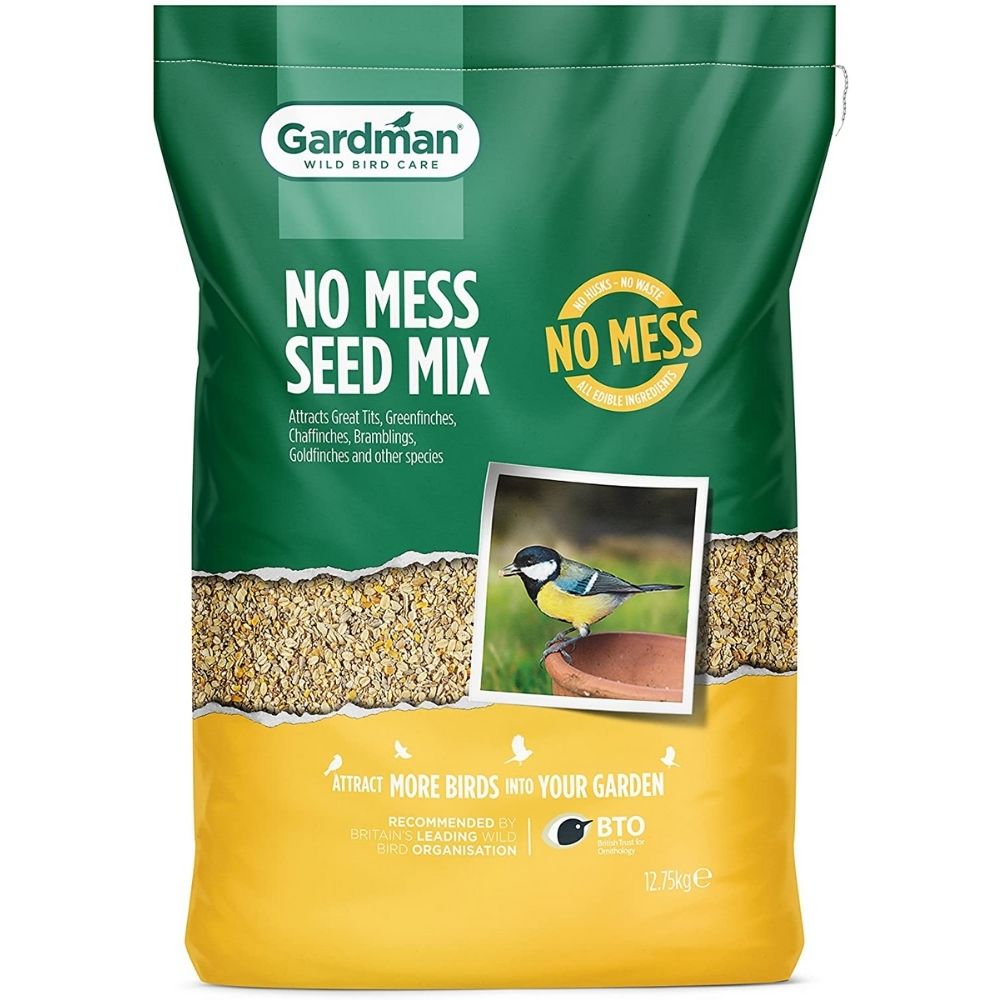 gardman no mess wild bird seed mix 12.75 kg