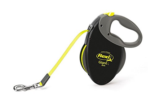 Flexi Giant Dog Lead Retractable Extending Neon Tape Medium Large XL 8m & 10m - Picture 10 of 10