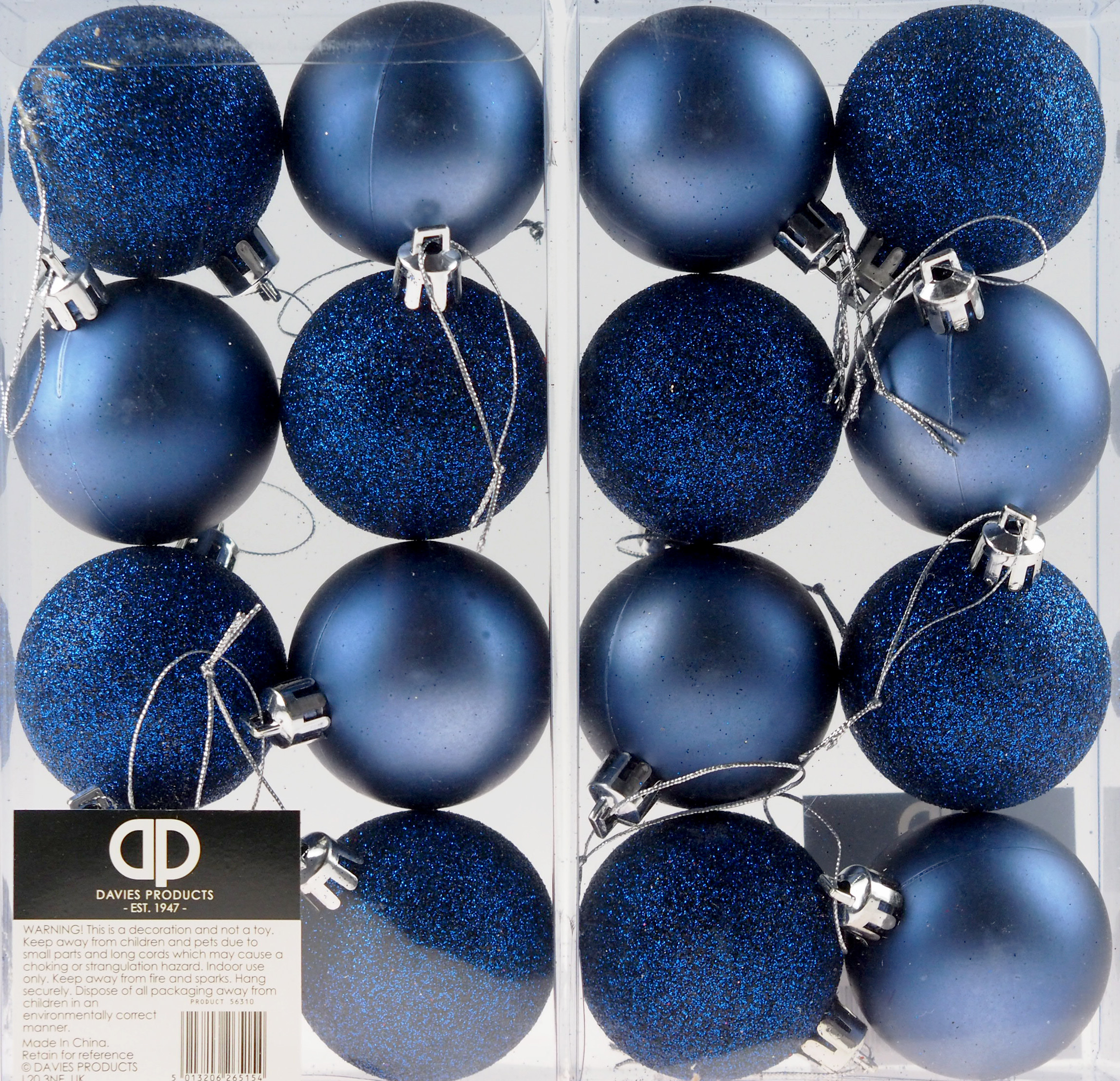 6” Silver Glittered Net Ball Ornament