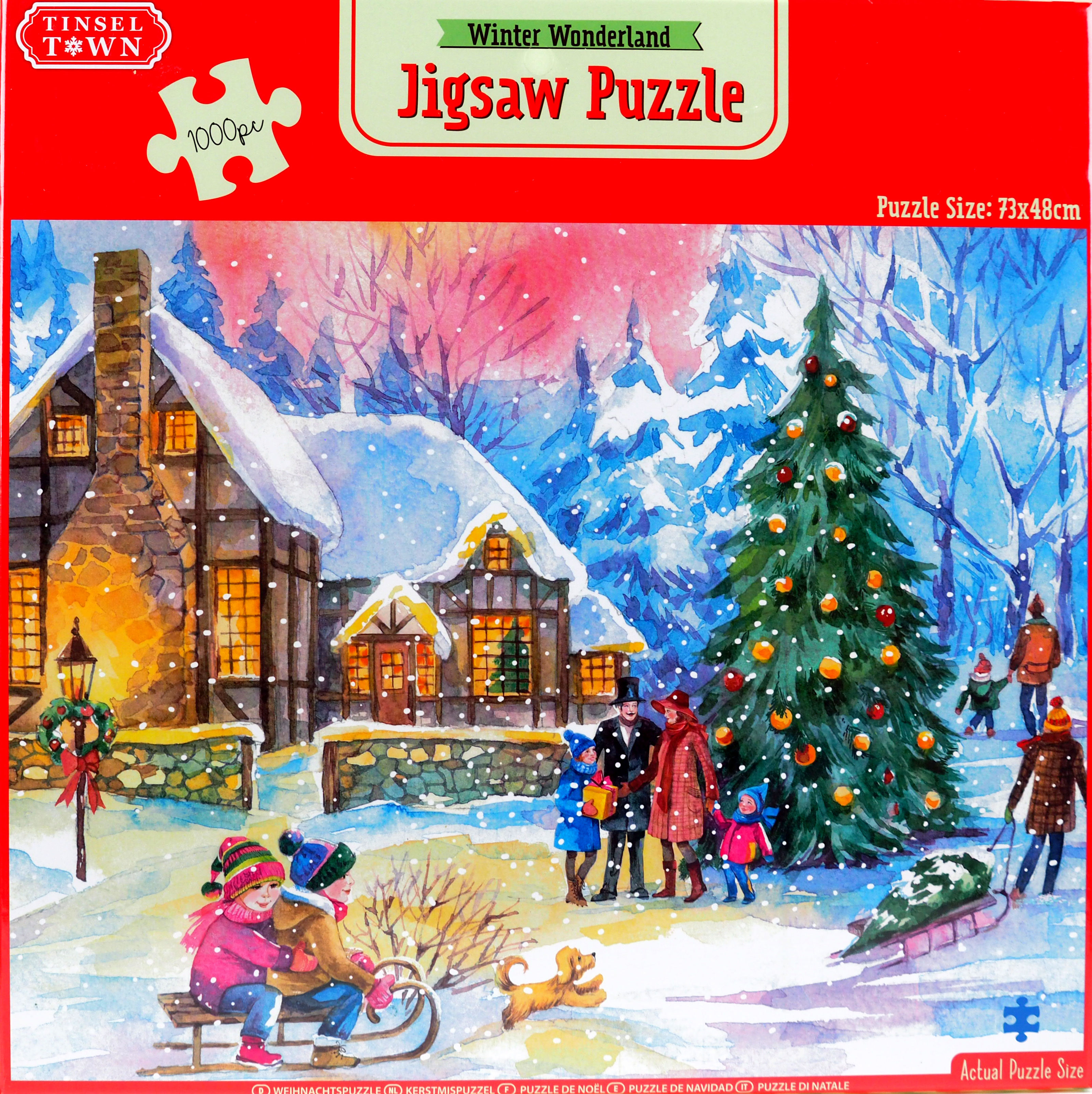 Christmas 1000 Piece Jigsaw Puzzle 73 x 48cm - Winter Wonderland