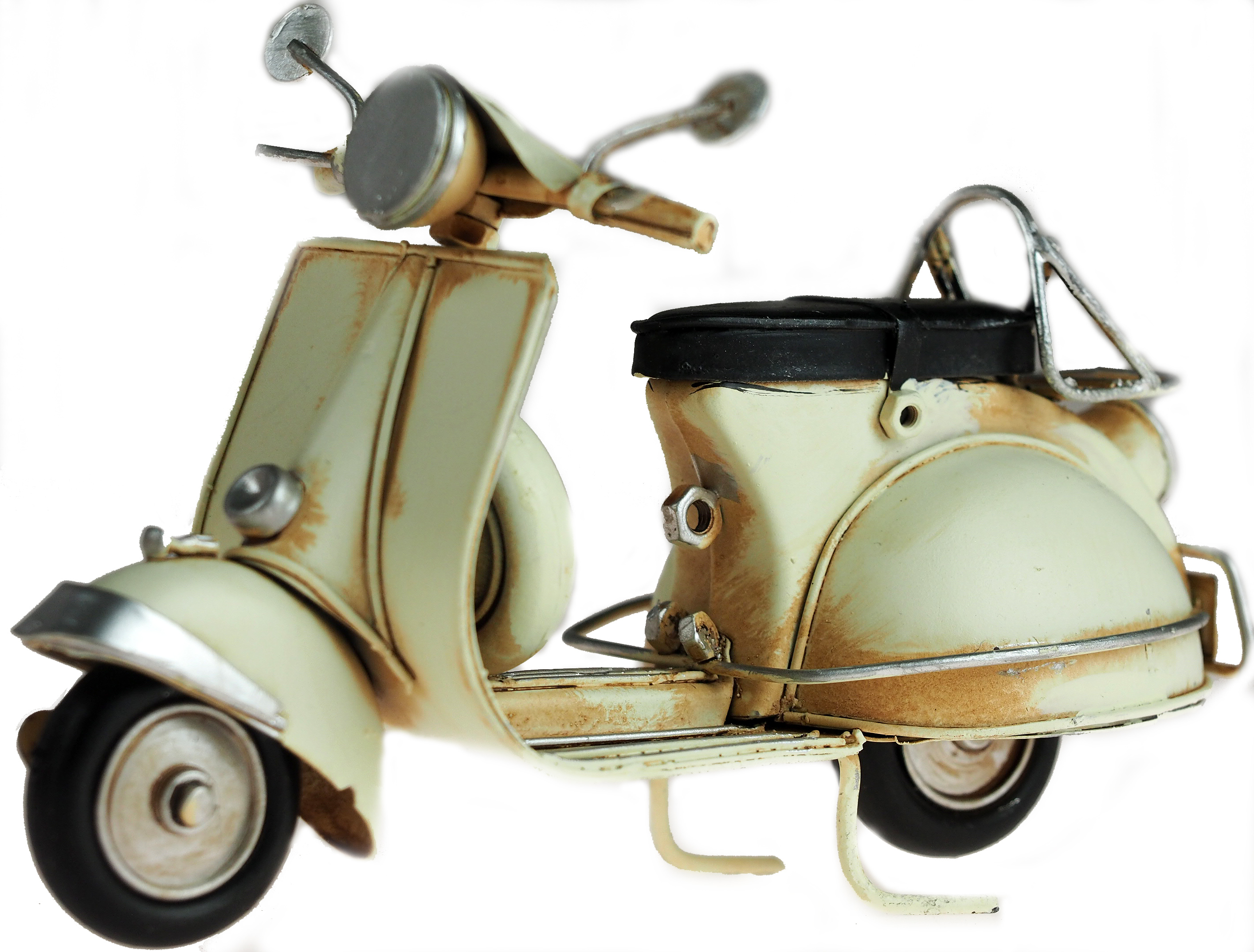 Vintage Style Mod Modern Living Vespa Lambretta Scooter Metal Wall Plaque Sign