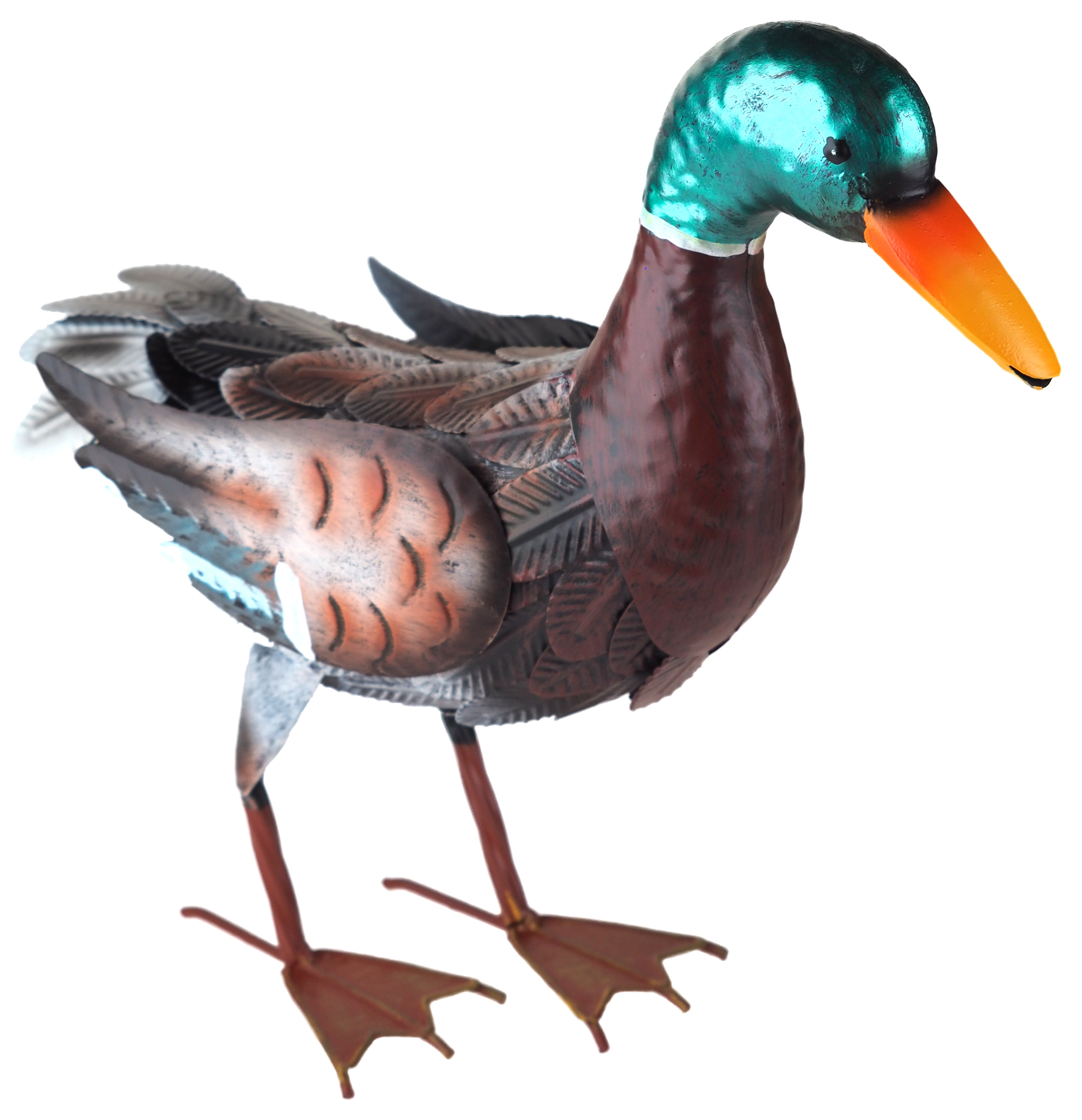 Mallard Duck - Large 38cm Metal Garden Ornament Figurine