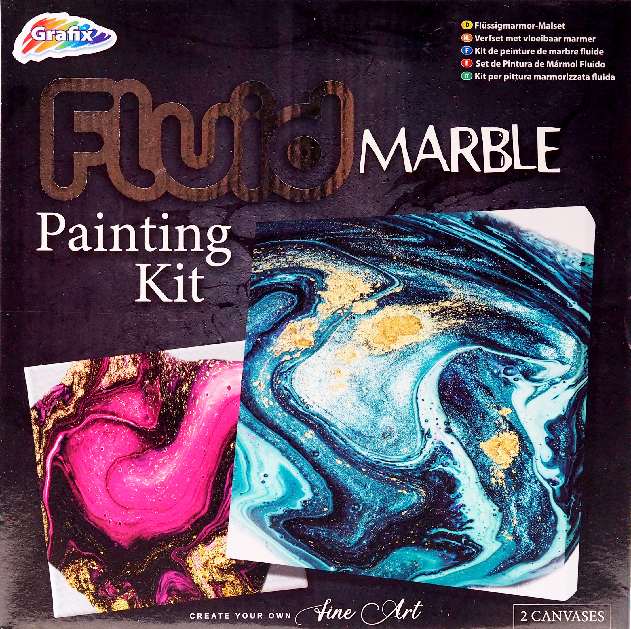 Fluid Marble Painting Art Kit eBay